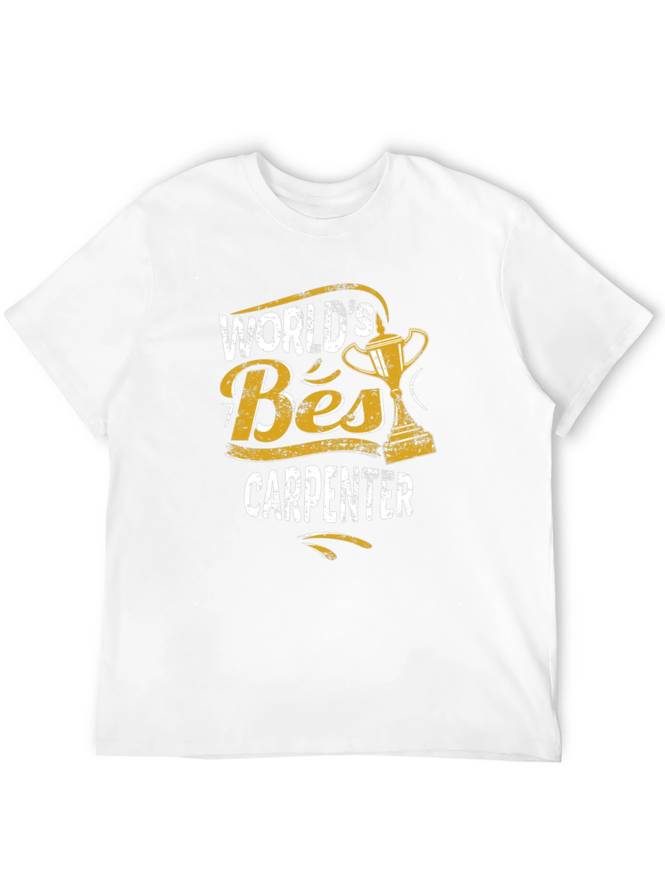 Worlds Best Carpenter Black T-Shirt