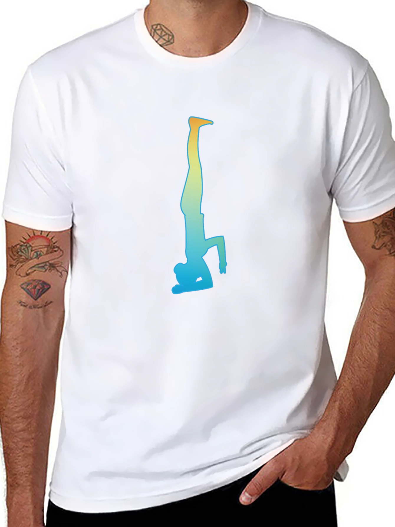 Yoga Pose T-Shirt - Inversion Graphic Tee