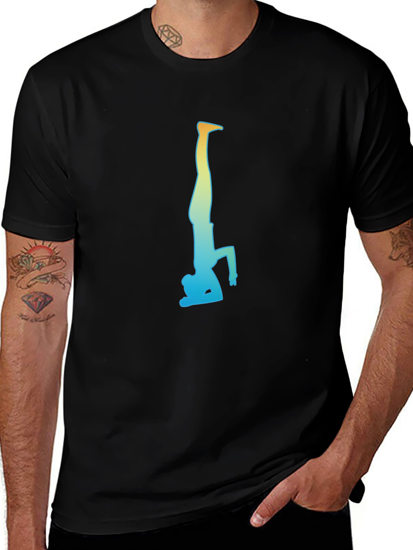 Yoga Pose T-Shirt - Inversion Graphic Tee