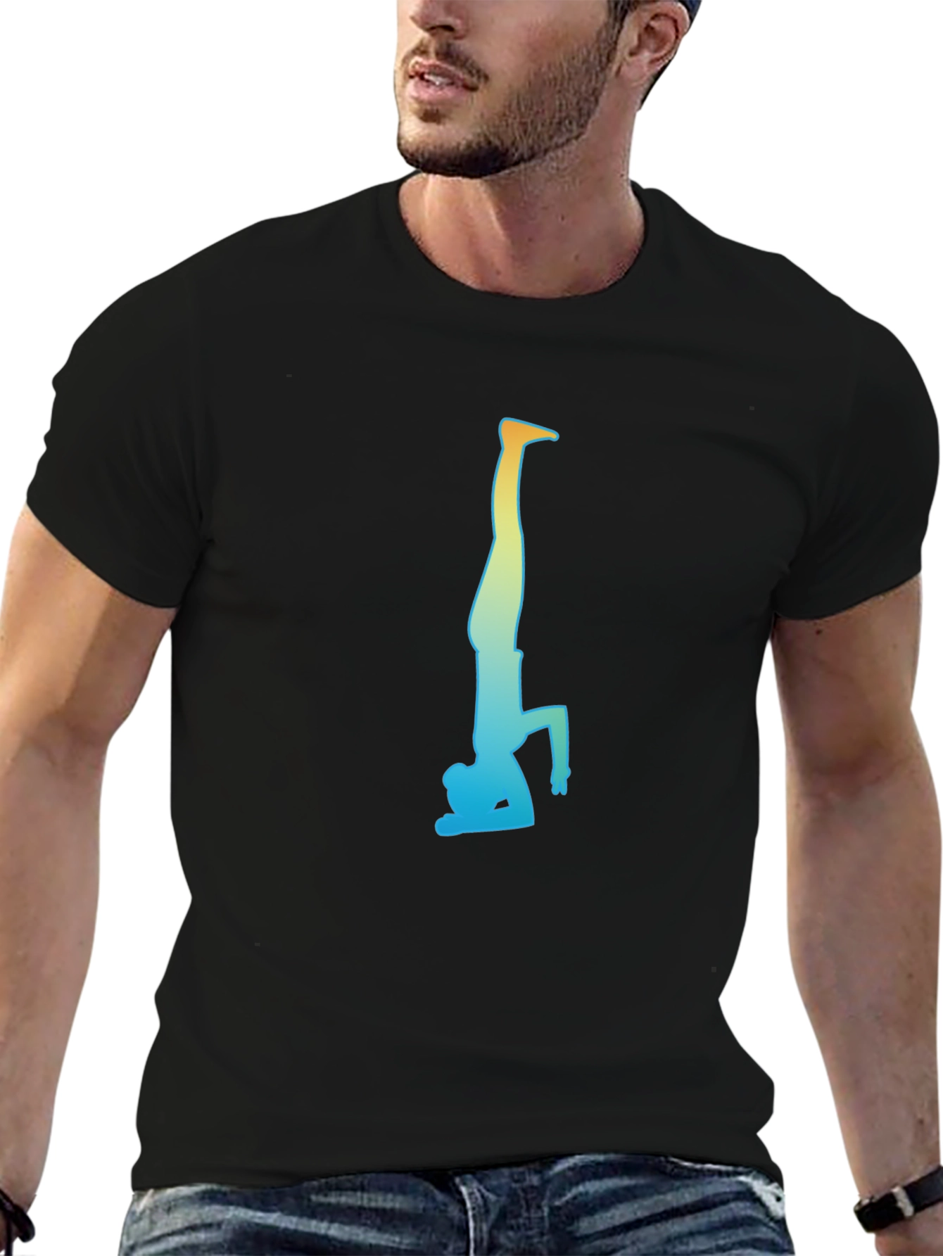 Yoga Pose T-Shirt - Inversion Graphic Tee