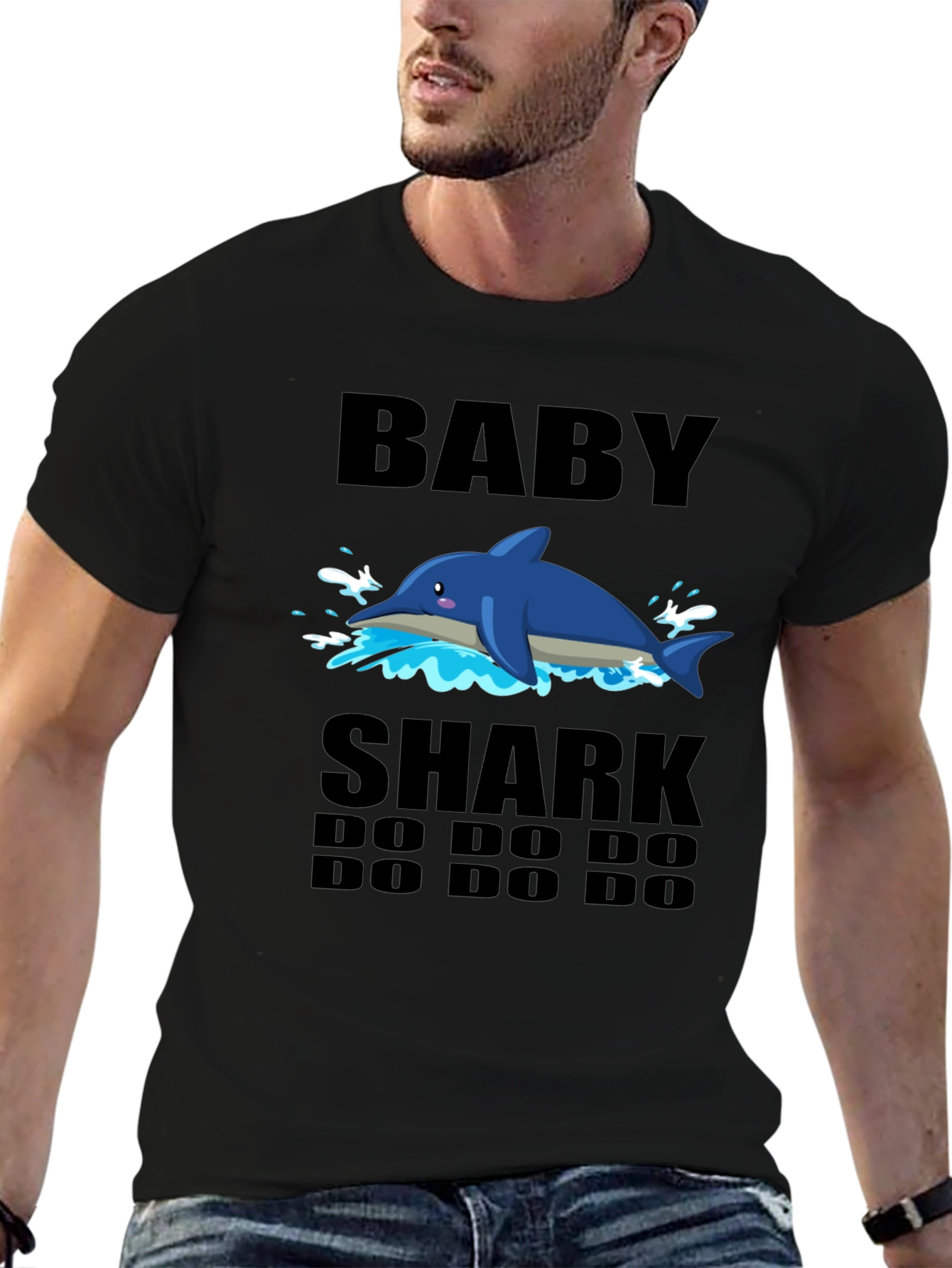 Baby Shark Graphic Tee - Soft Cotton Blend T-Shirt