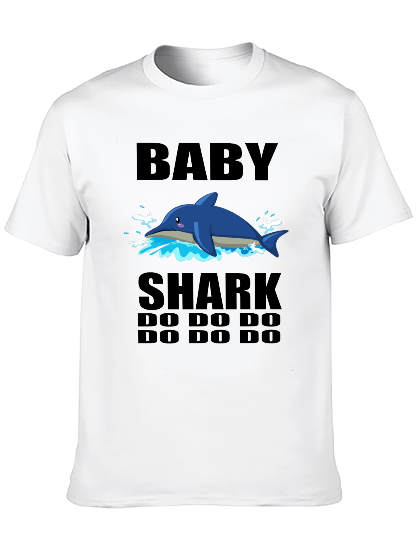 Baby Shark Graphic Tee - Soft Cotton Blend T-Shirt