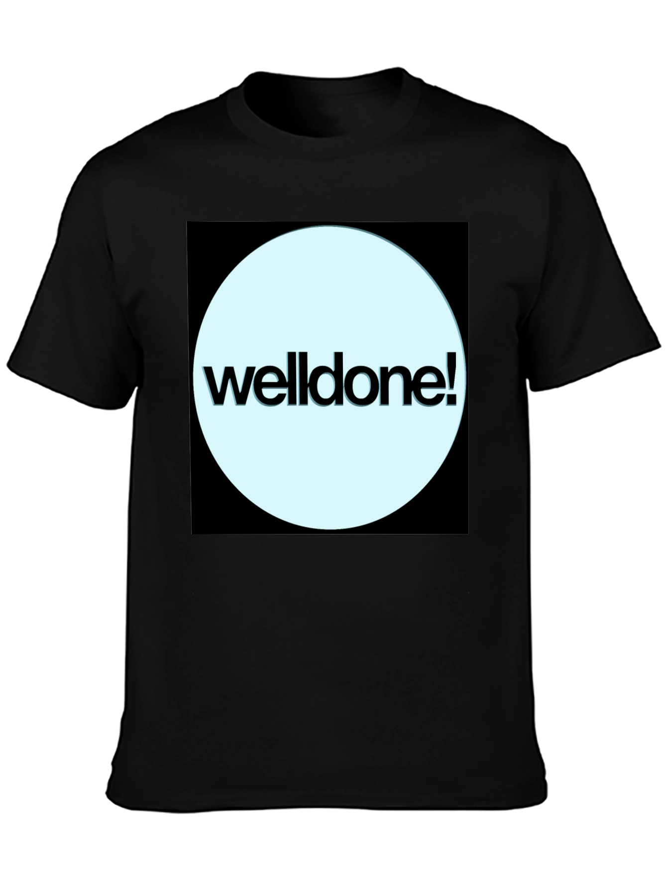 Well Done! Graphic Tee - Stylish Black T-Shirt
