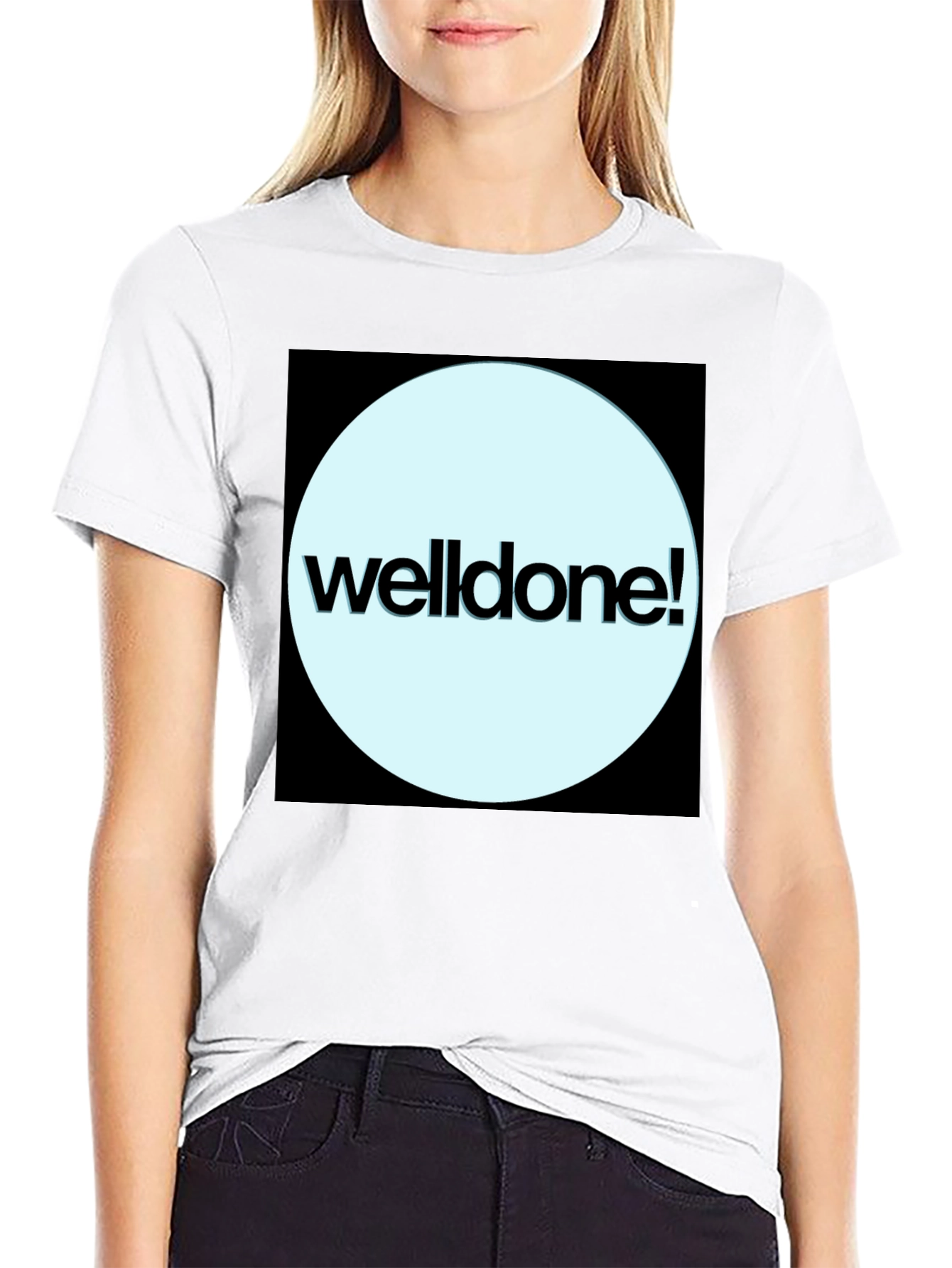 Well Done! Graphic Tee - Stylish Black T-Shirt