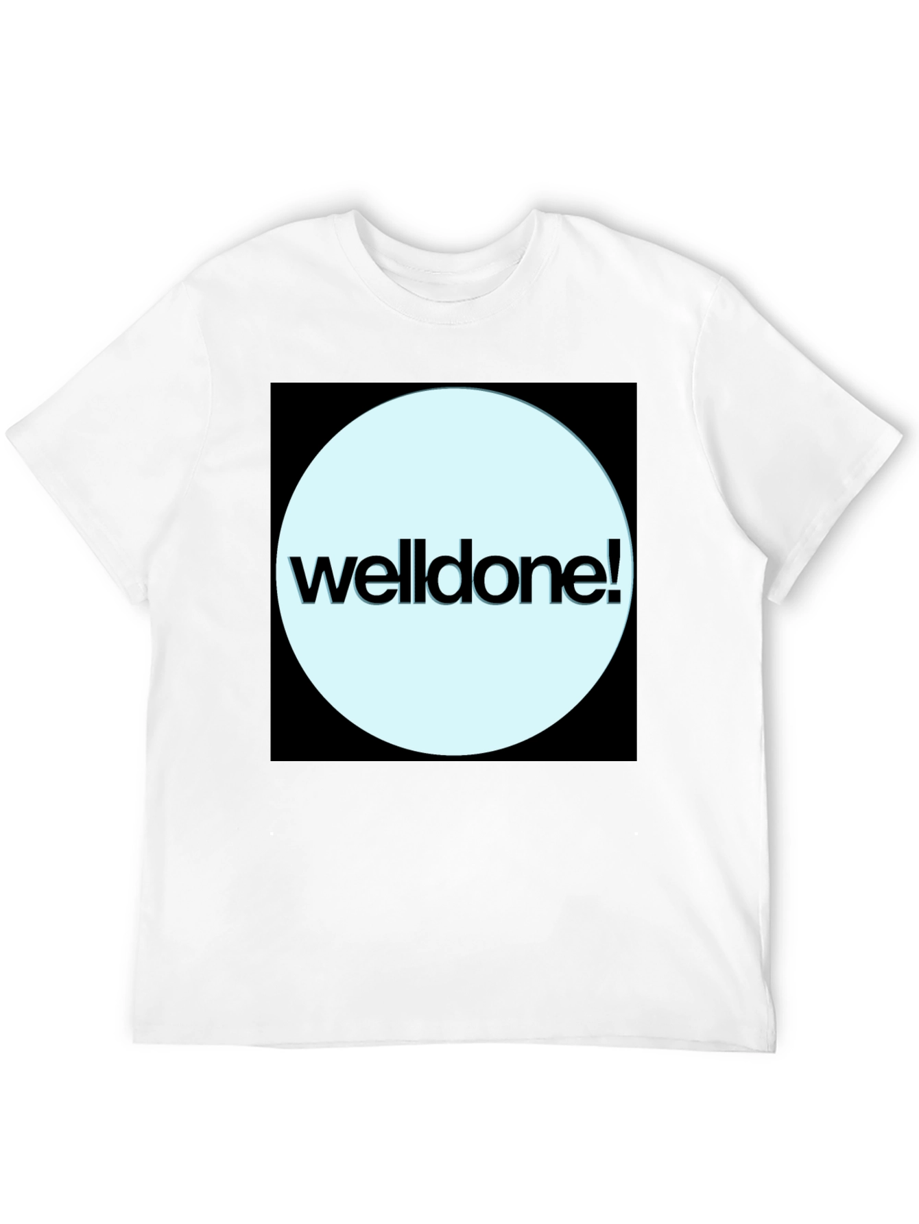 Well Done! Graphic Tee - Stylish Black T-Shirt