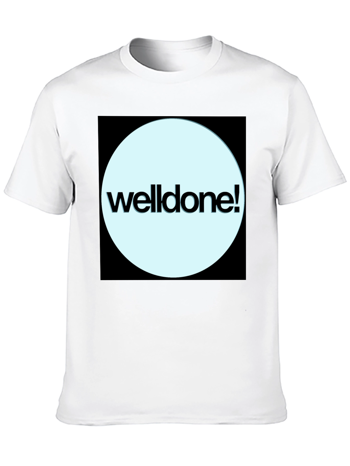 Well Done! Graphic Tee - Stylish Black T-Shirt