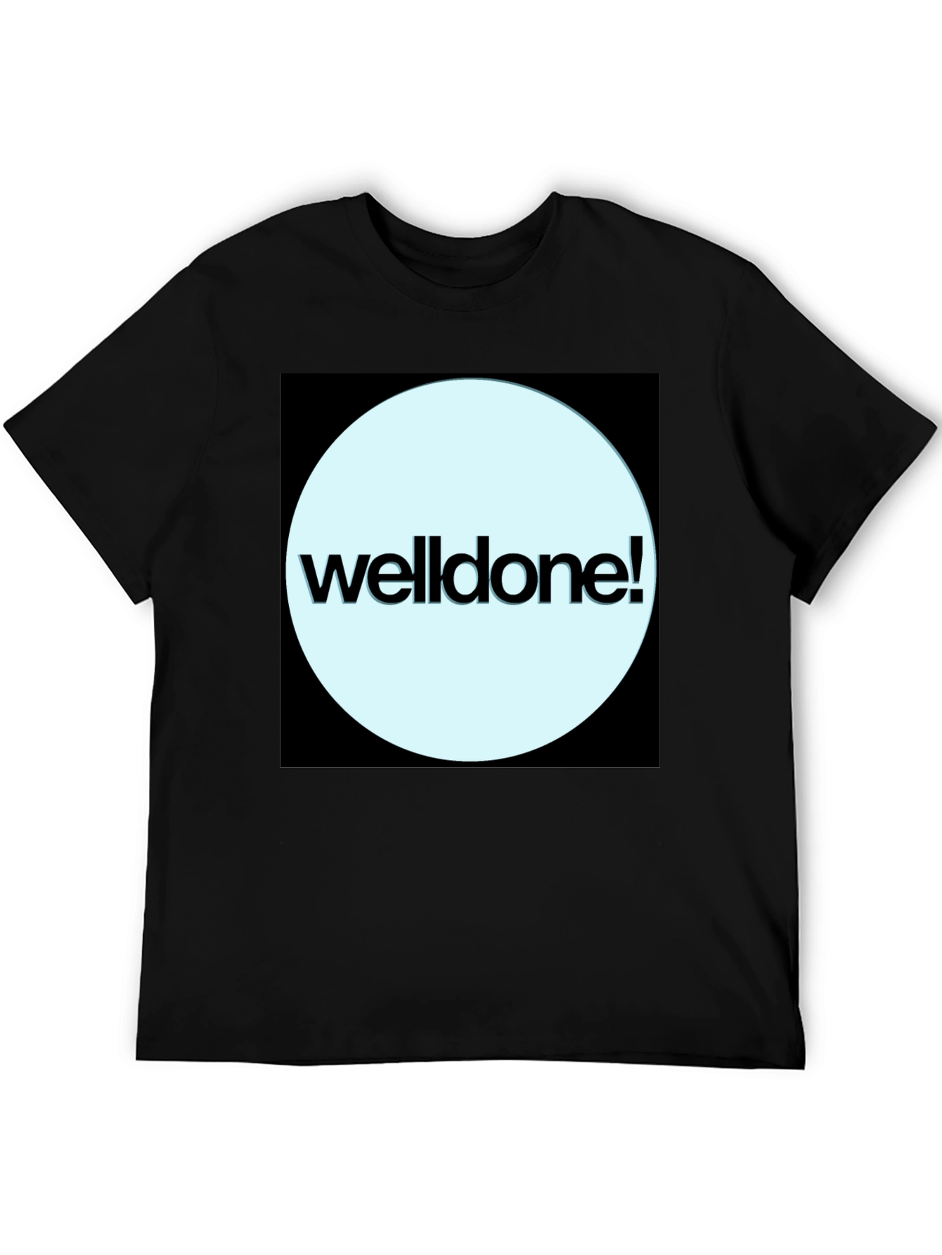 Well Done! Graphic Tee - Stylish Black T-Shirt