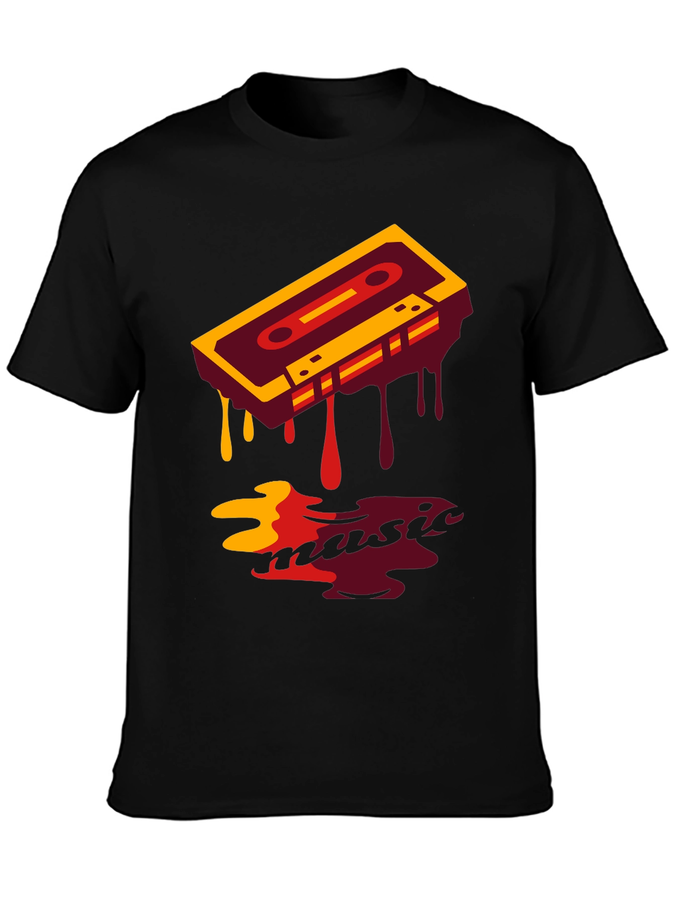 Retro Cassette Tape Music Graphic T-Shirt