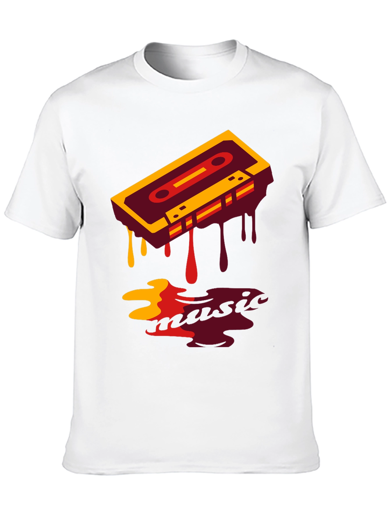Retro Cassette Tape Music Graphic T-Shirt