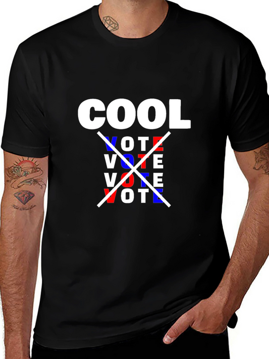 Cool Vote Graphic Tee - Stylish Political Statement