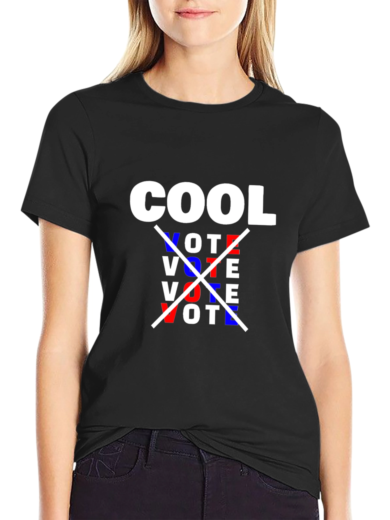 Cool Vote Graphic Tee - Stylish Political Statement