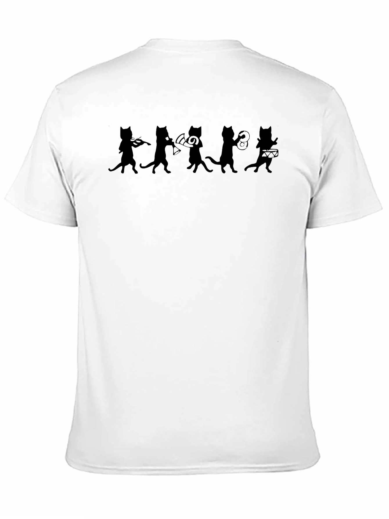 Cat Band T-Shirt - Novelty Music Lover Tee