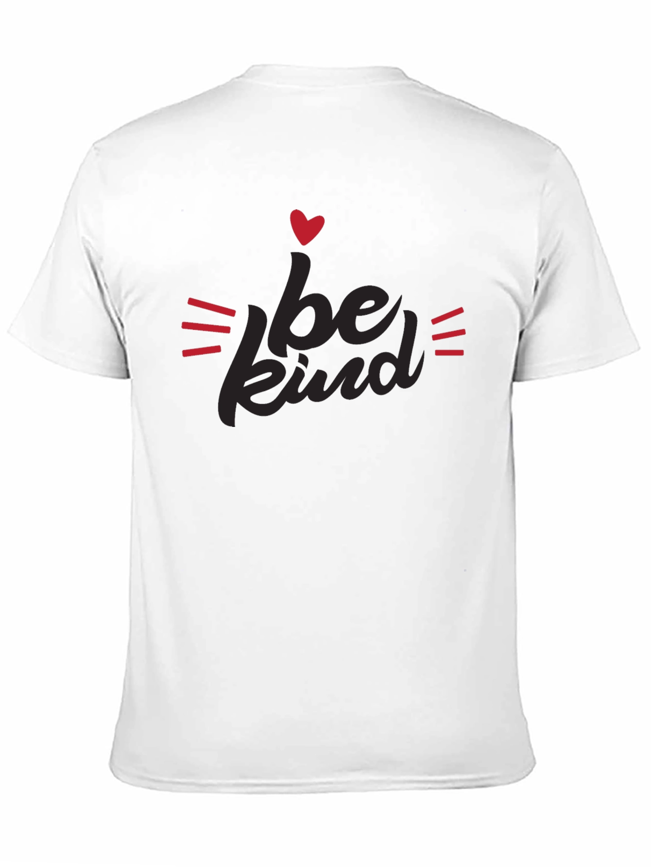 Be Kind Heart Graphic T-Shirt - Black