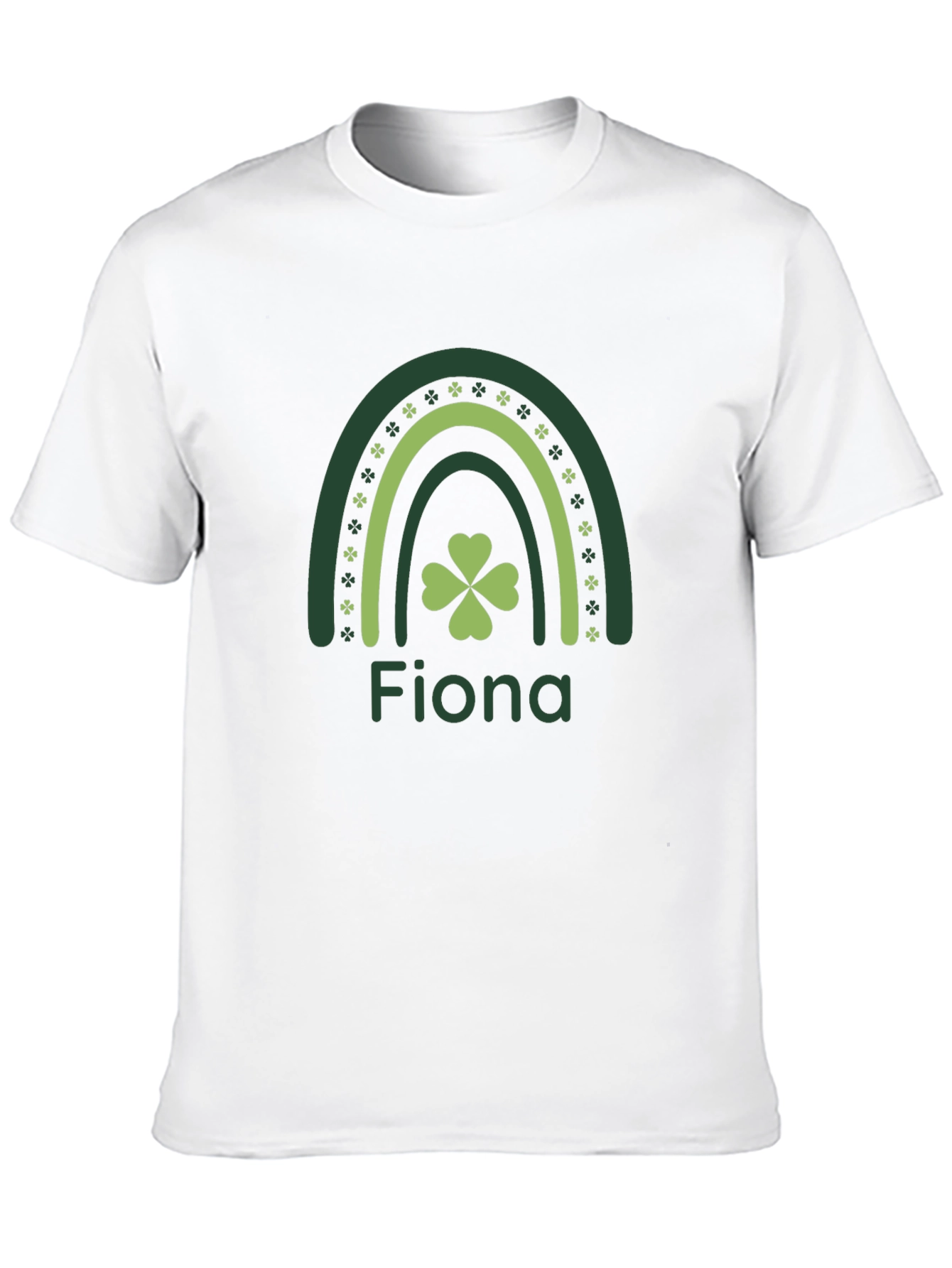 Fiona St. Patricks Day Rainbow Clover Tee