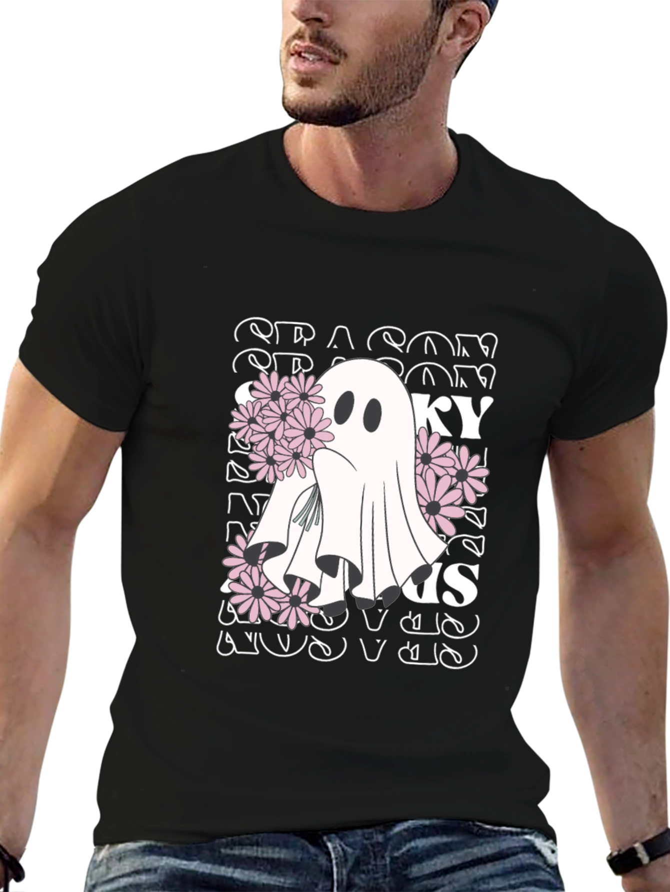 Spooky Season Ghost T-Shirt