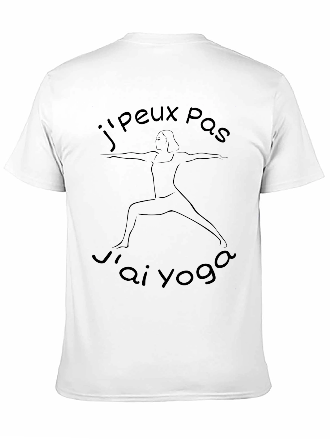 Yoga Tee: Jpeux Pas Jai Yoga T-Shirt