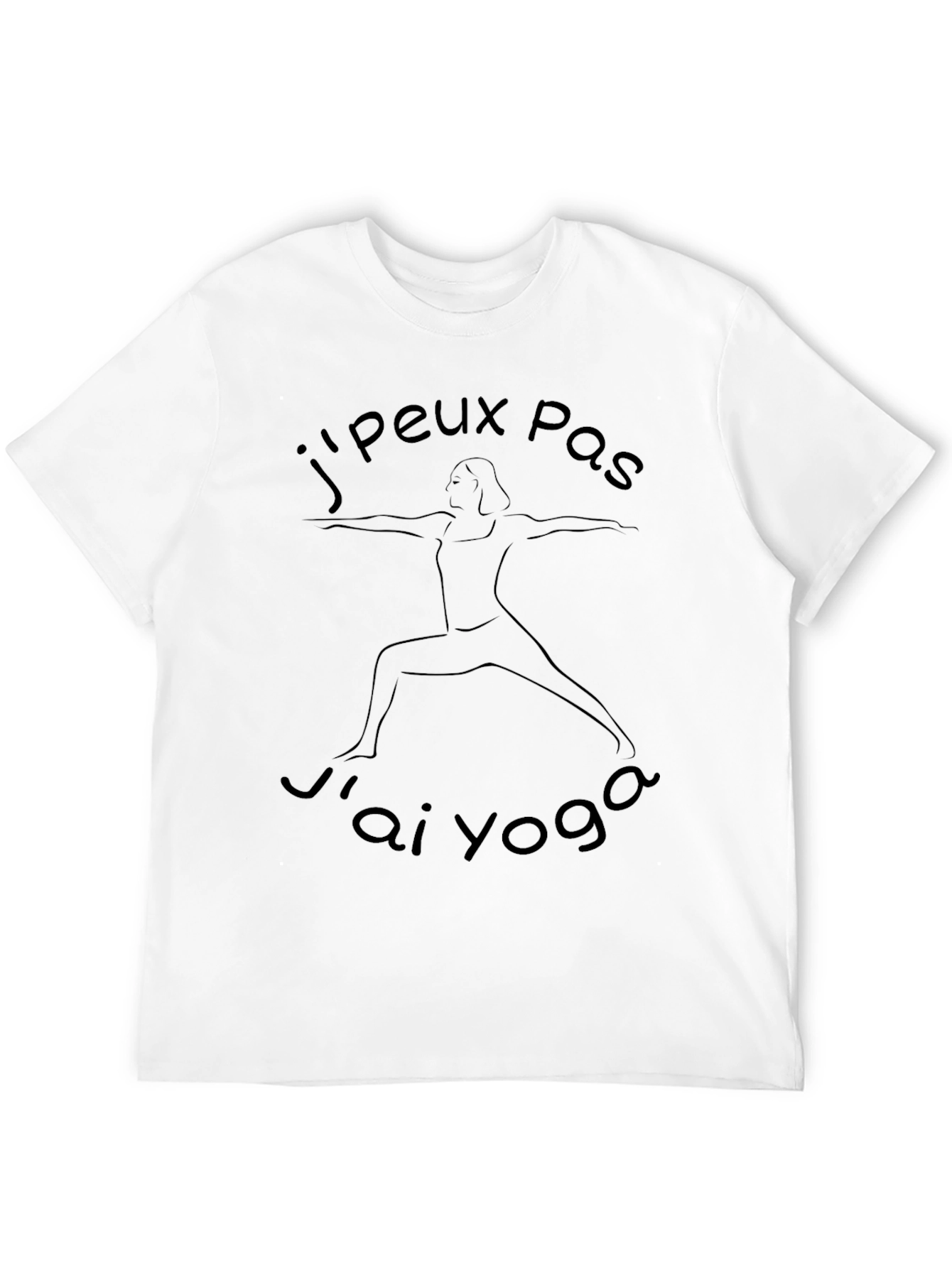 Yoga Tee: Jpeux Pas Jai Yoga T-Shirt