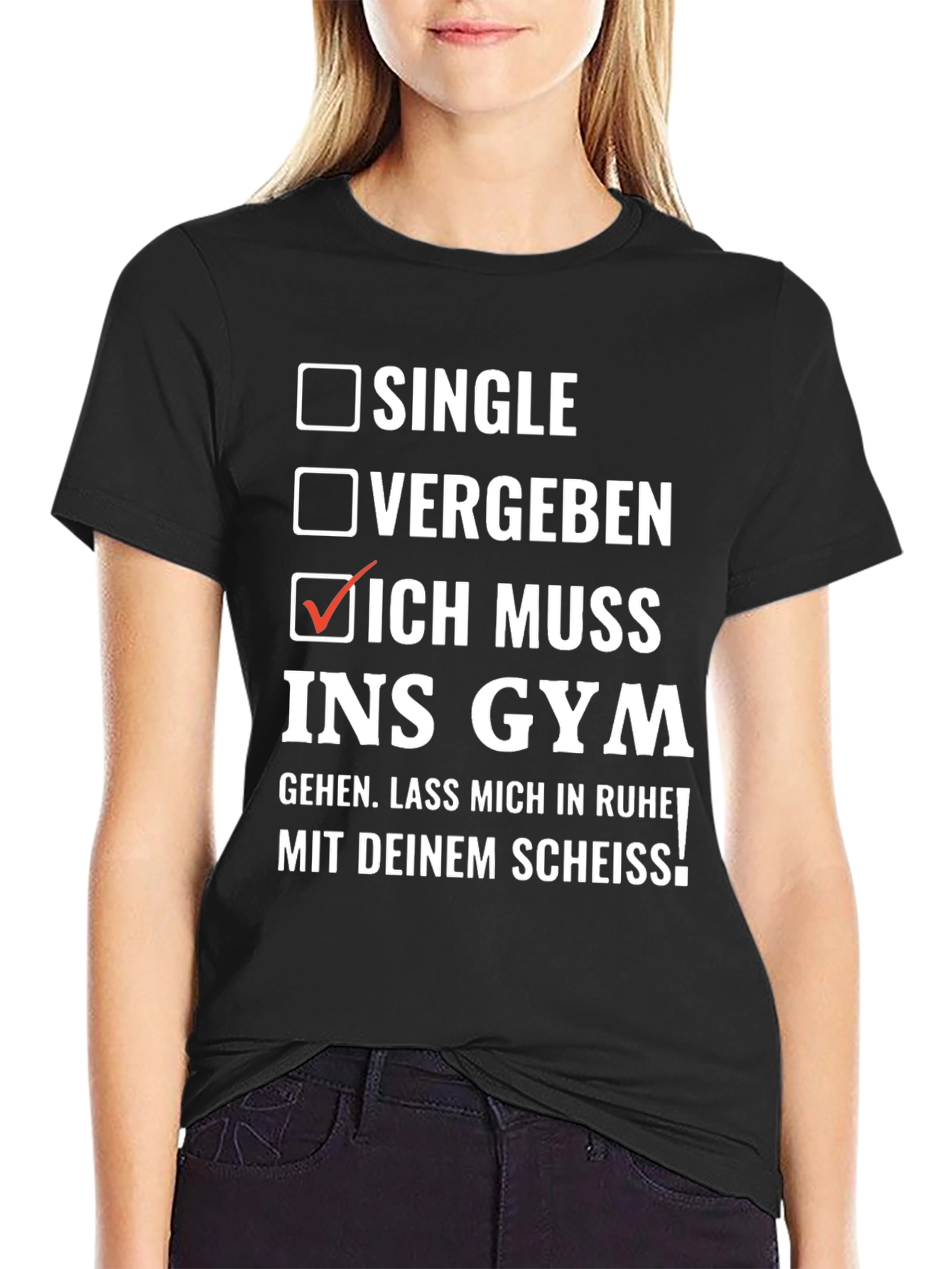 Gym Humor T-Shirt - Single Vergaben Gym
