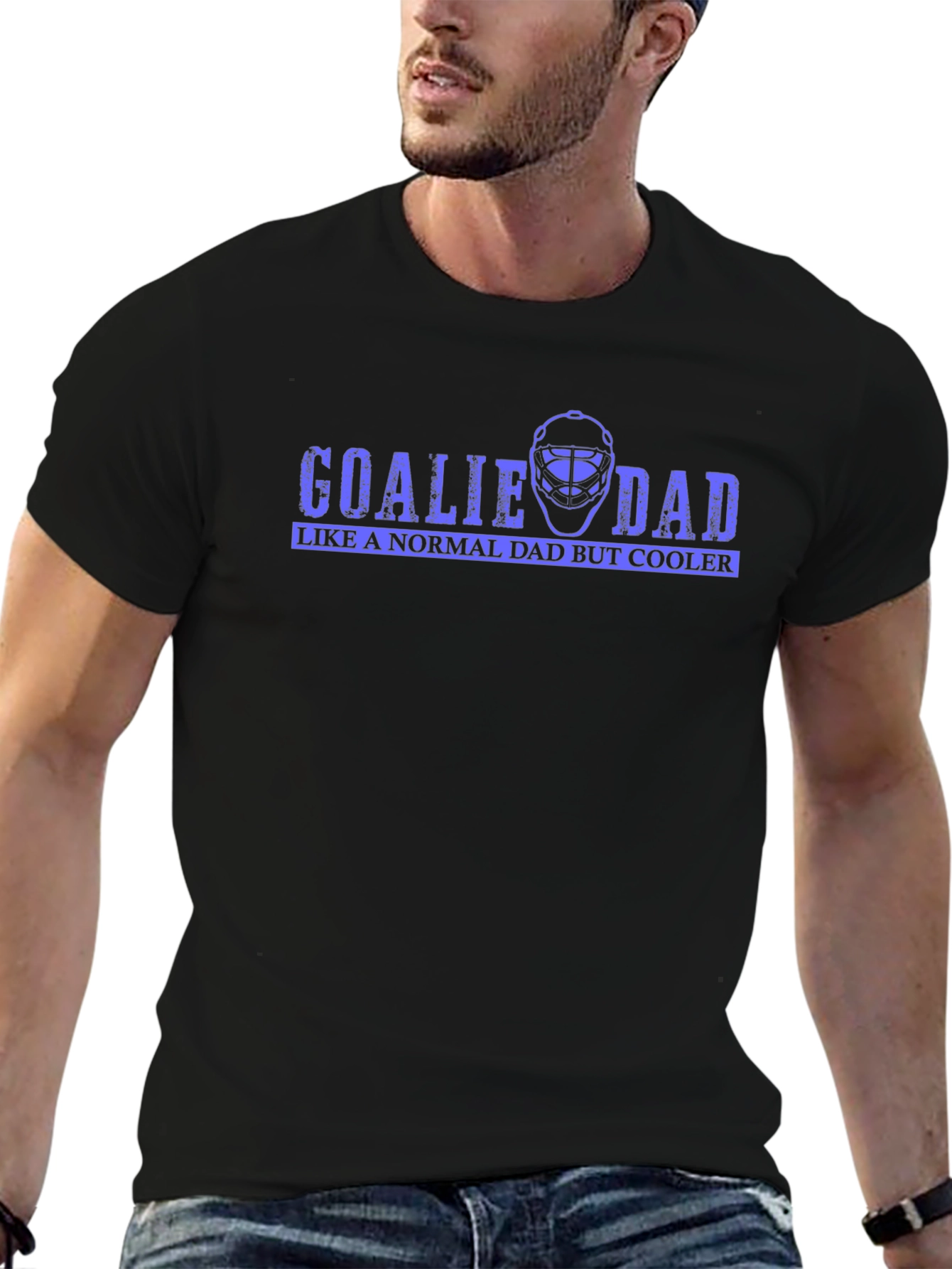 Goalie Dad Graphic T-Shirt - Hockey Dad Tee