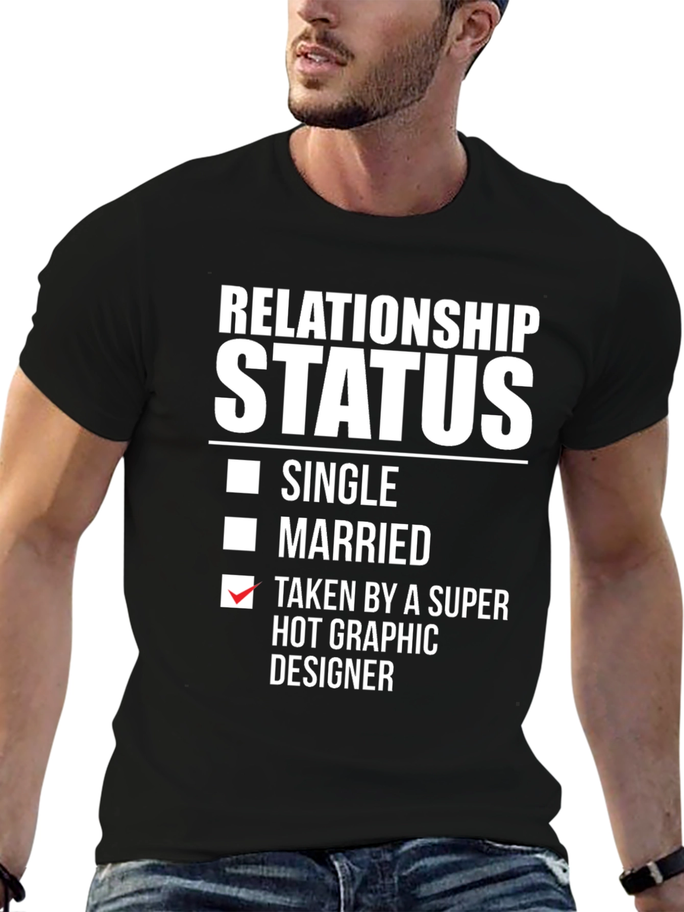 Relationship Status Graphic Designer T-Shirt