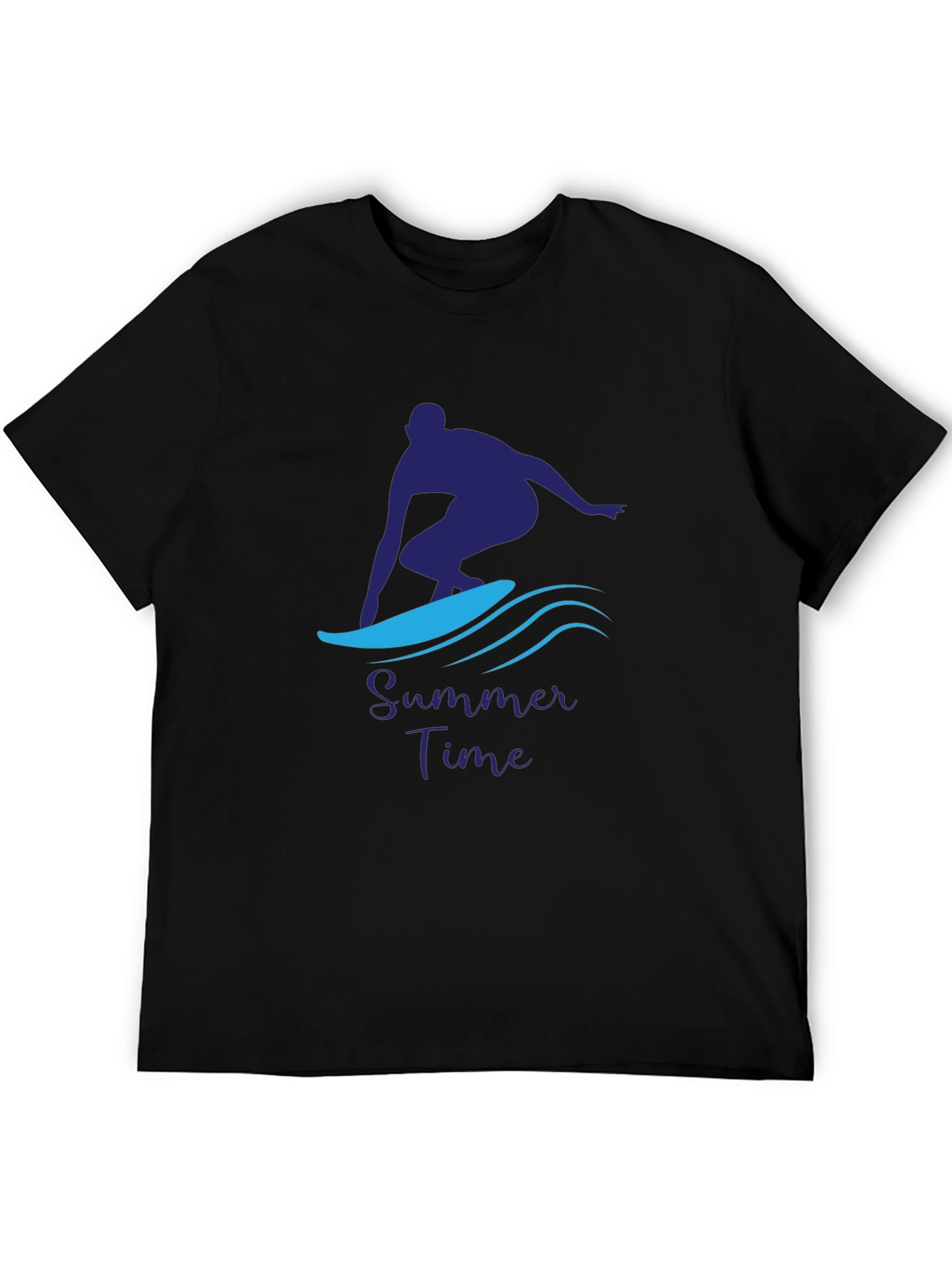 Summer Time Surfer Graphic T-Shirt