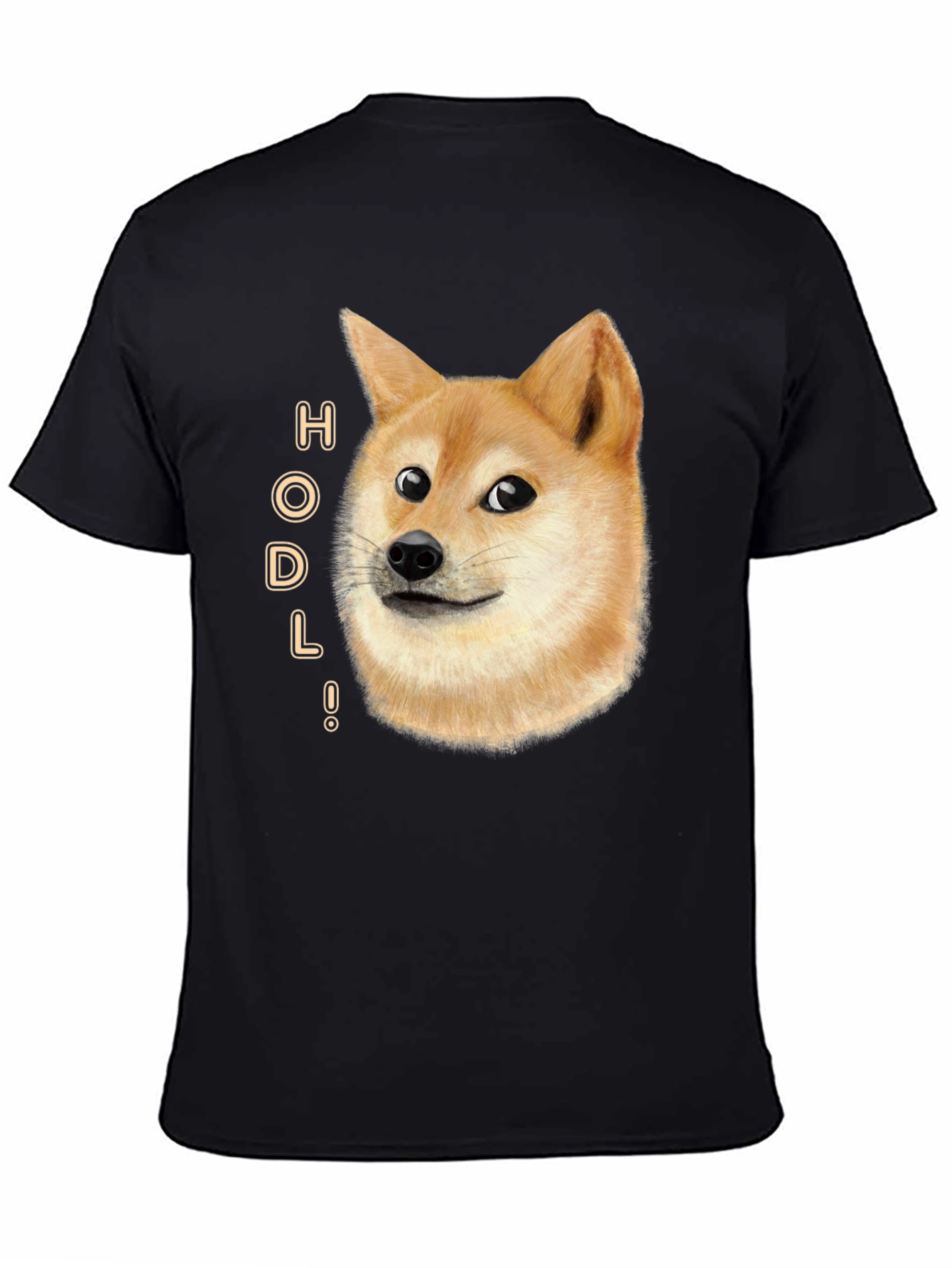 Doge HODL T-Shirt - Crypto Meme Tee