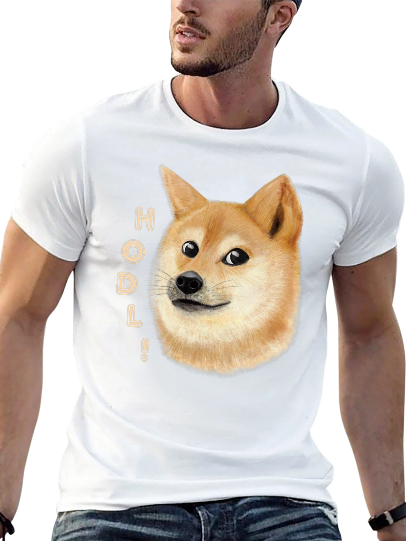 Doge HODL T-Shirt - Crypto Meme Tee