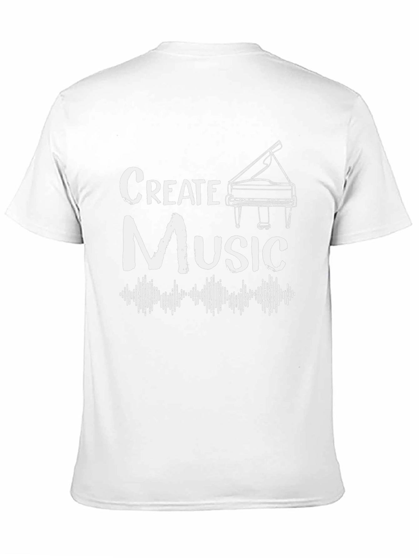 Create Music Piano Graphic T-Shirt