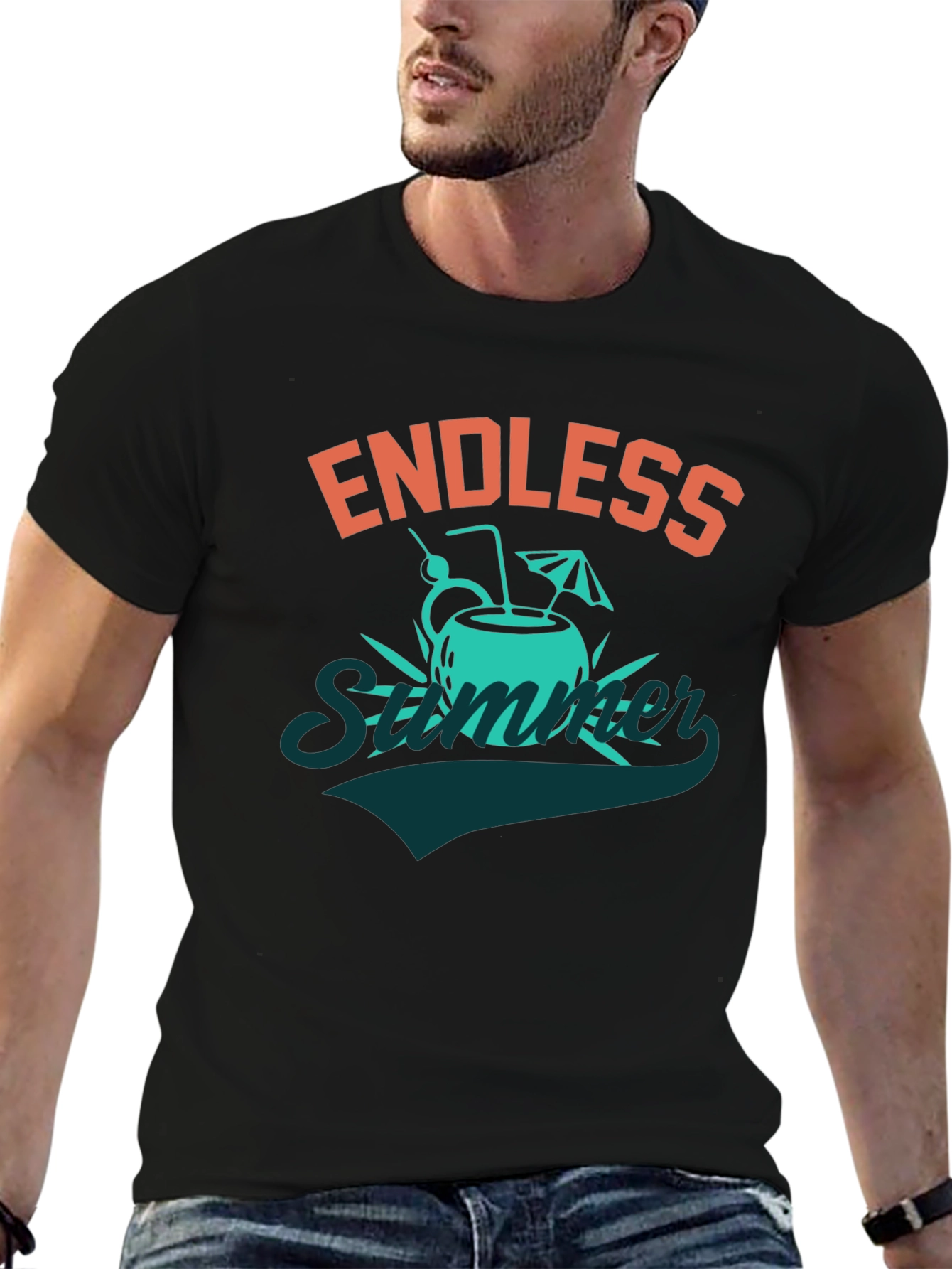 Endless Summer Black T-Shirt