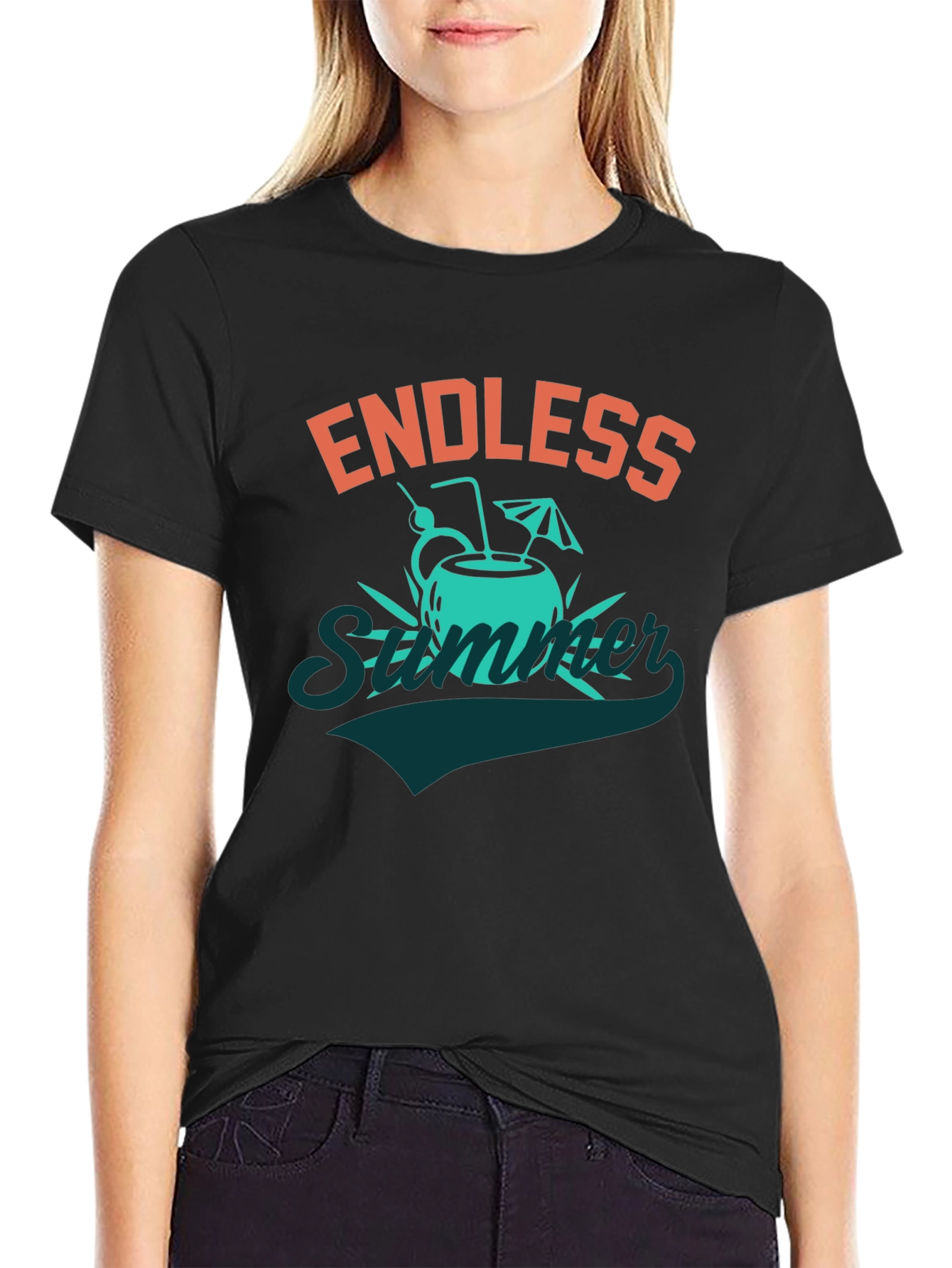 Endless Summer Black T-Shirt