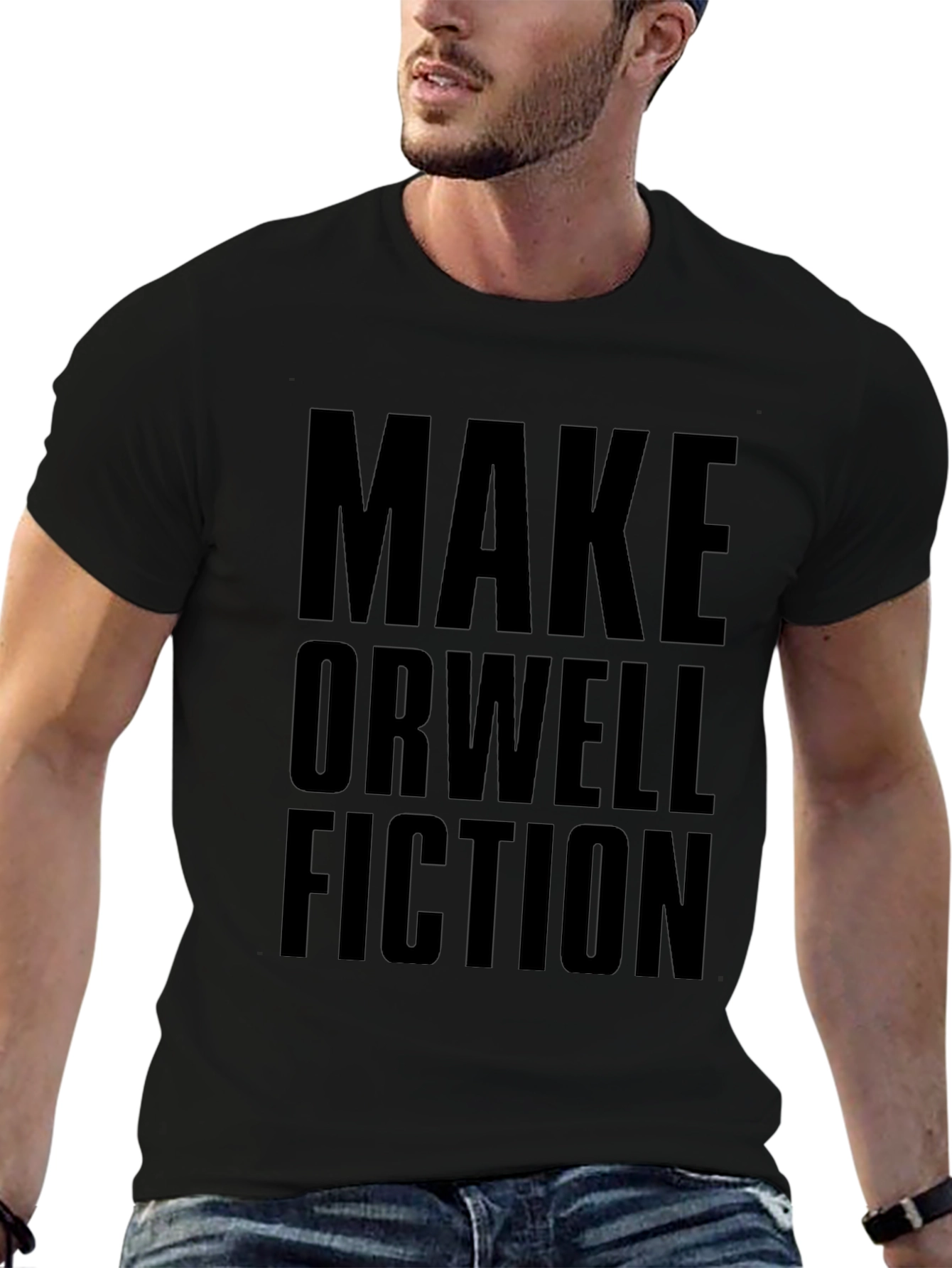 Make Orwell Fiction Graphic T-Shirt