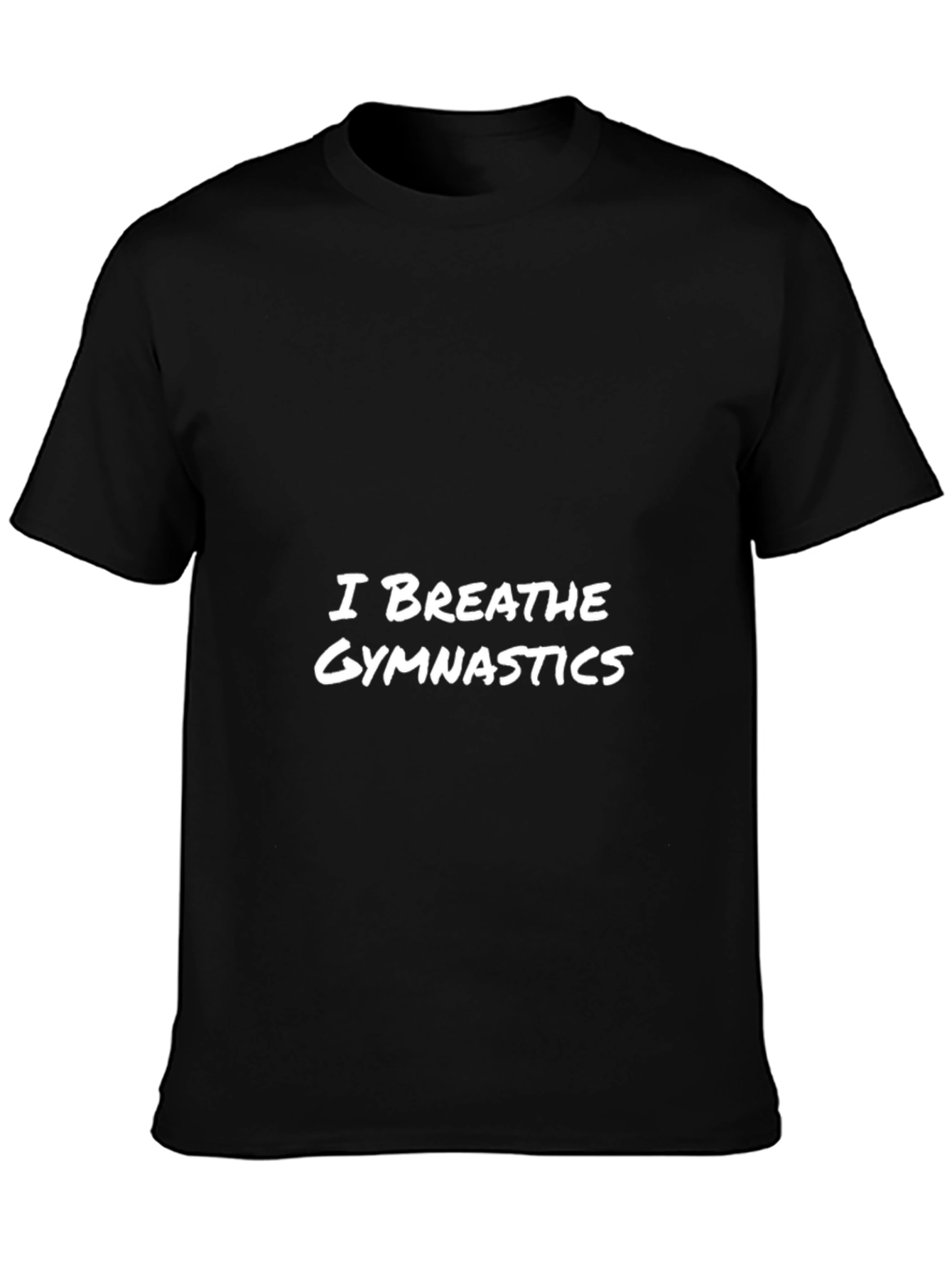 I Breathe Gymnastics Black T-Shirt
