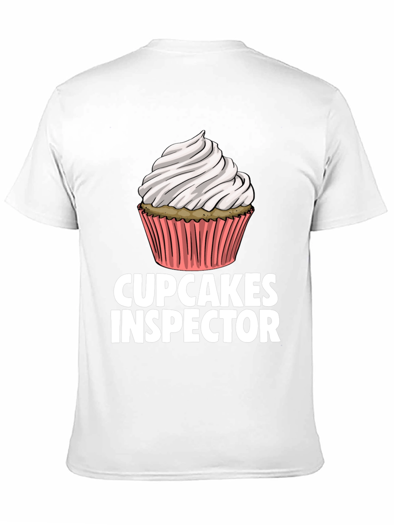 Cupcakes Inspector Funny Graphic T-Shirt