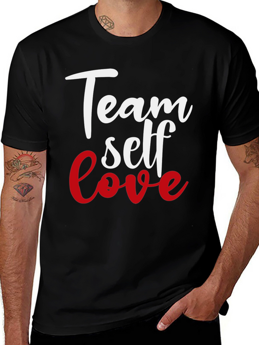 Team Self Love Graphic Tee - Black