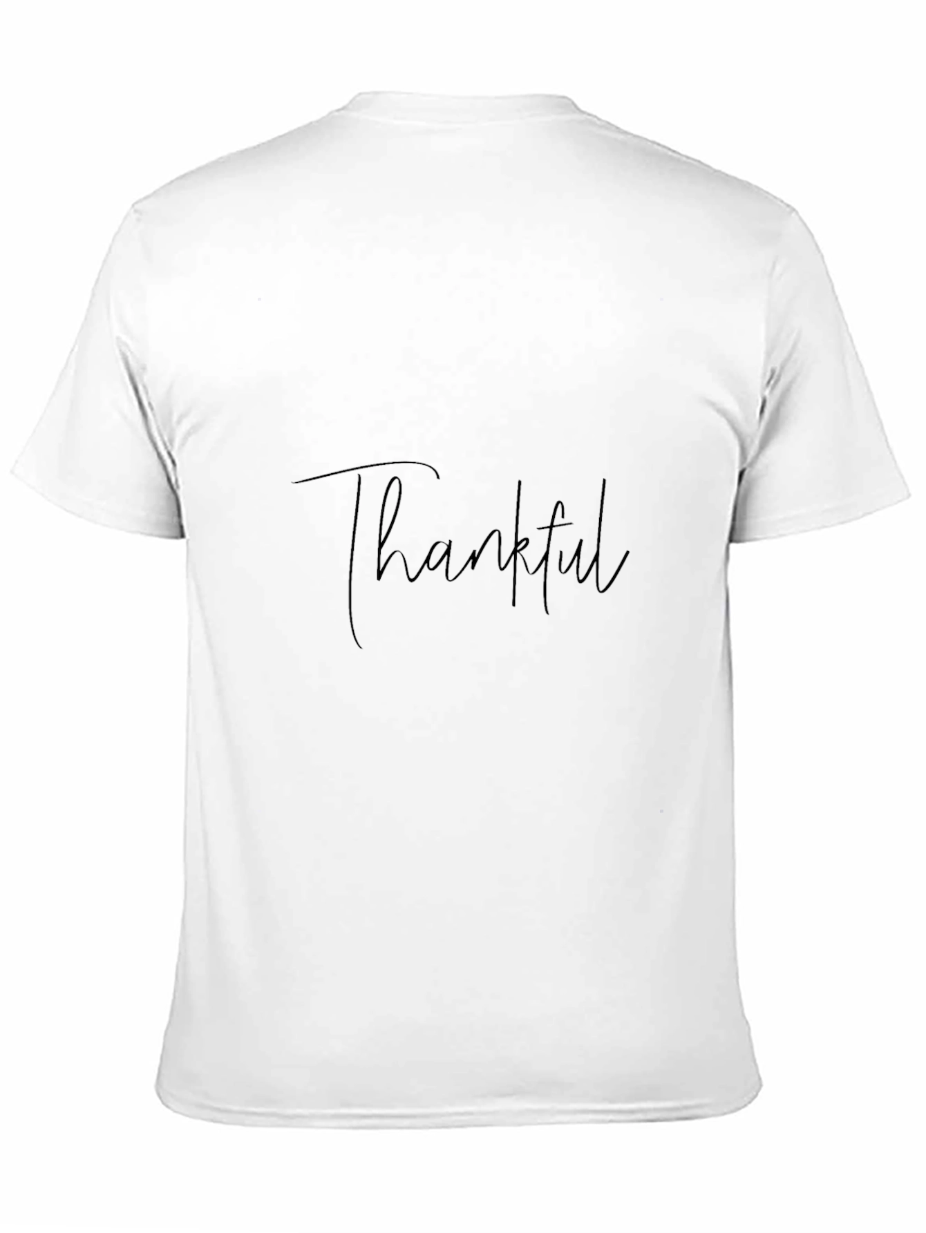 Thankful Black T-Shirt - Stylish & Comfortable