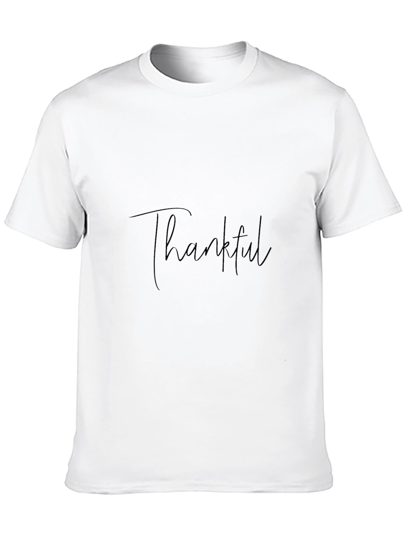 Thankful Black T-Shirt - Stylish & Comfortable
