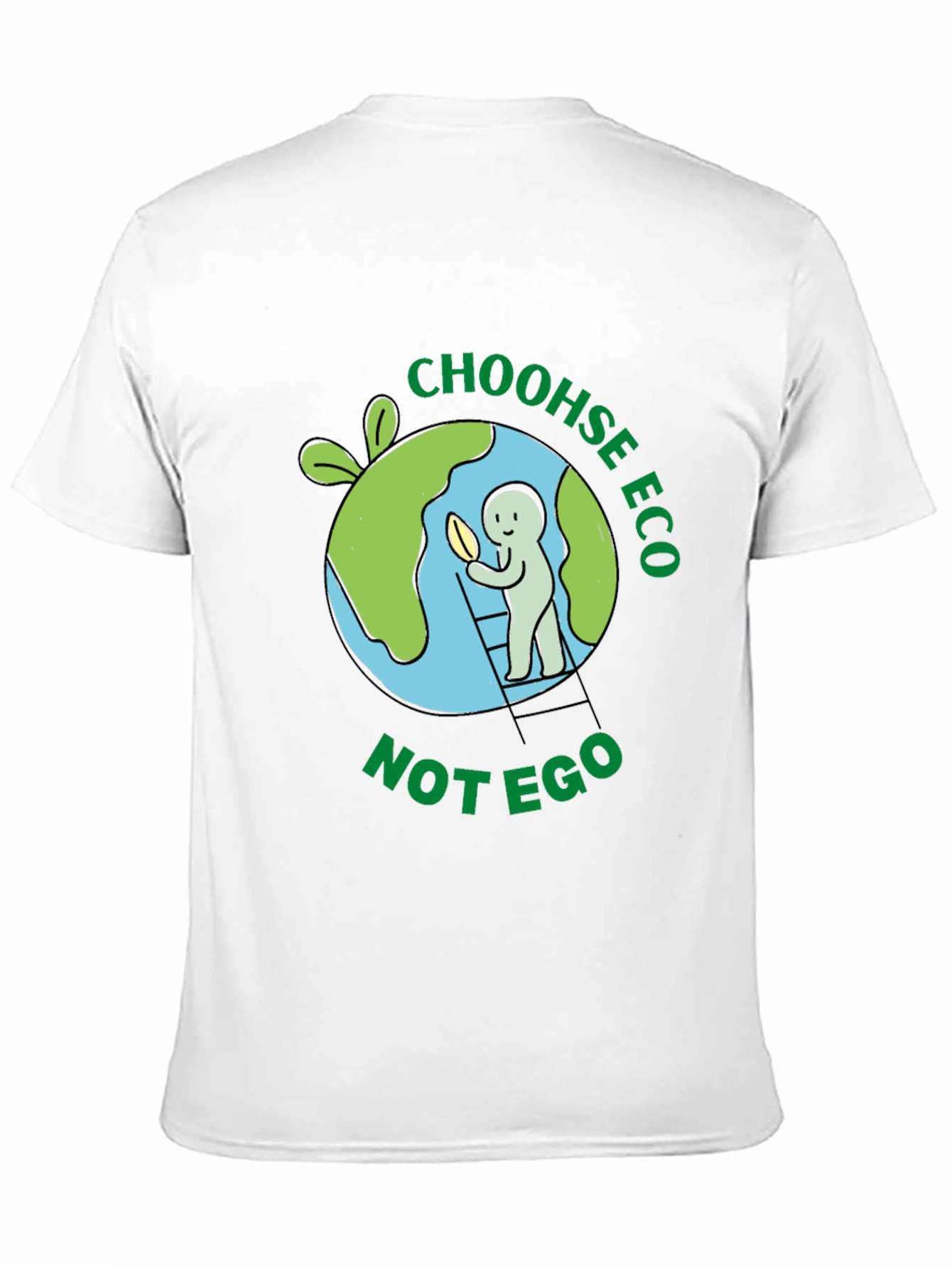 Eco-Friendly T-Shirt - Choose Eco Not Ego