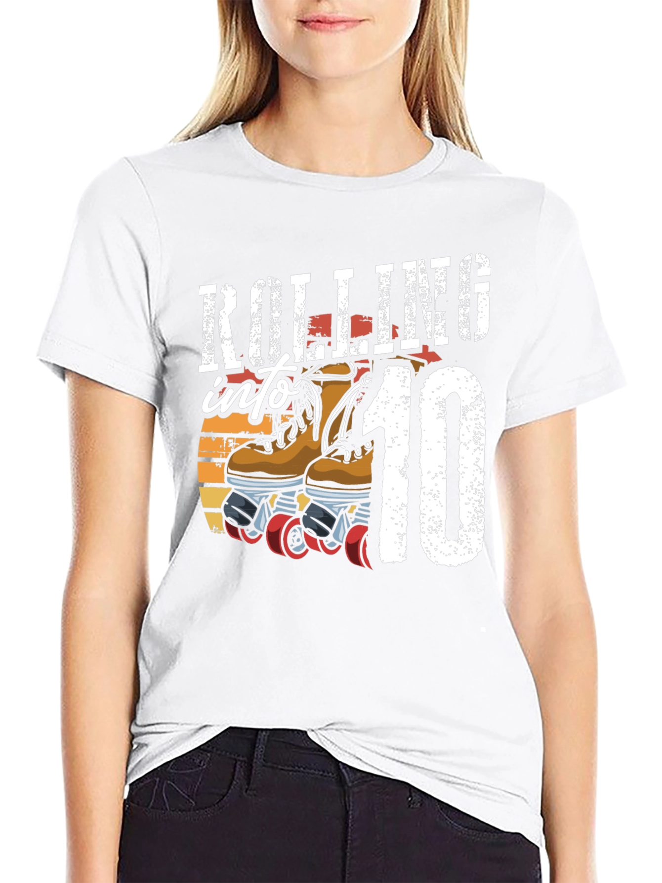 Rolling Into 10th Birthday T-Shirt
