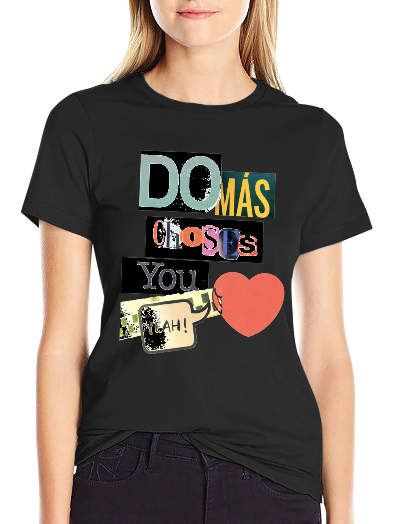 Do Más Choices You Heart Graphic Tee