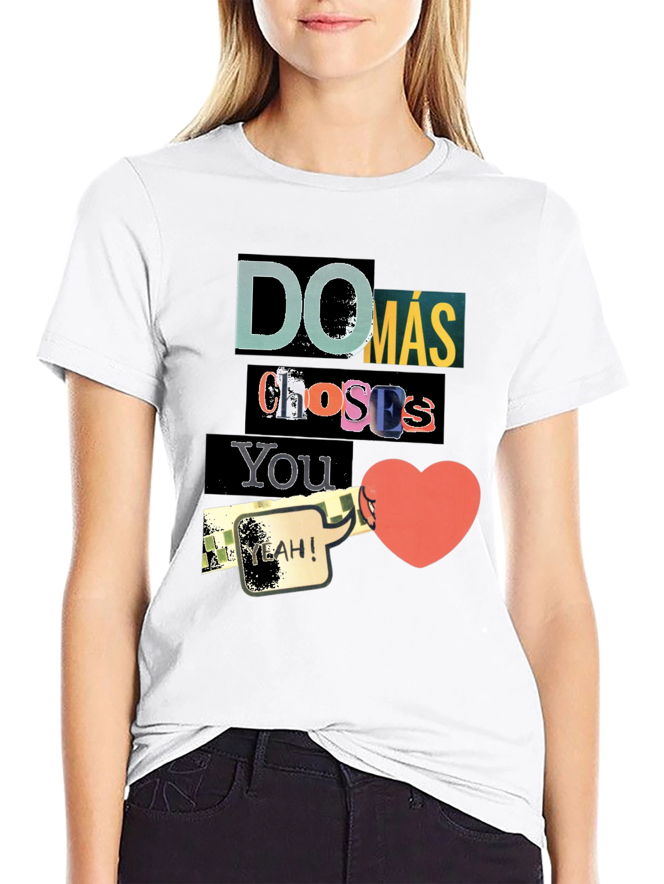 Do Más Choices You Heart Graphic Tee