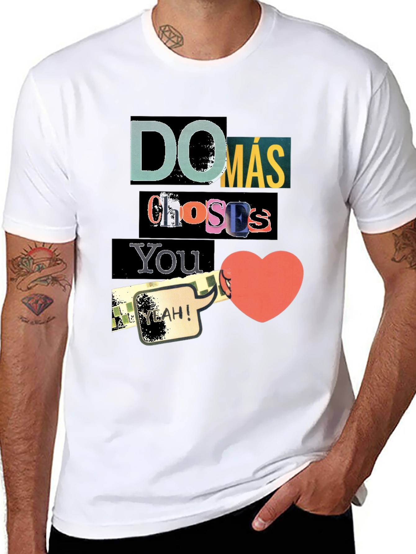 Do Más Choices You Heart Graphic Tee