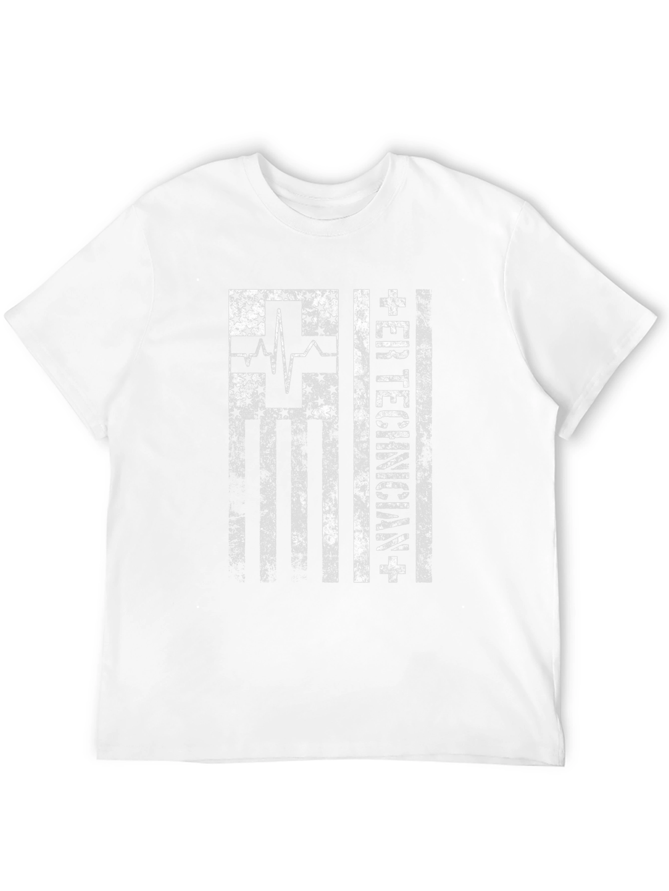 ER Technician American Flag T-Shirt