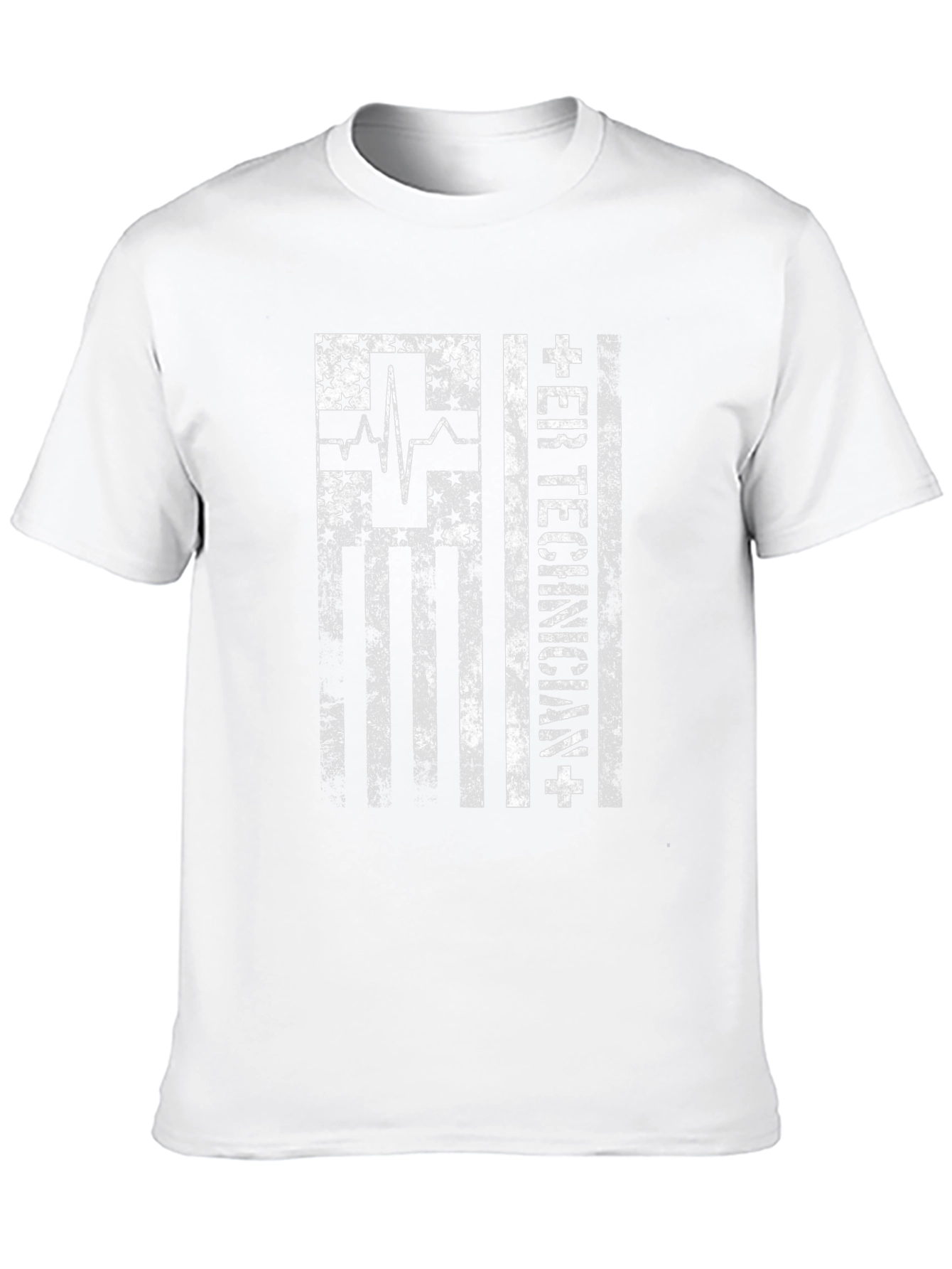 ER Technician American Flag T-Shirt