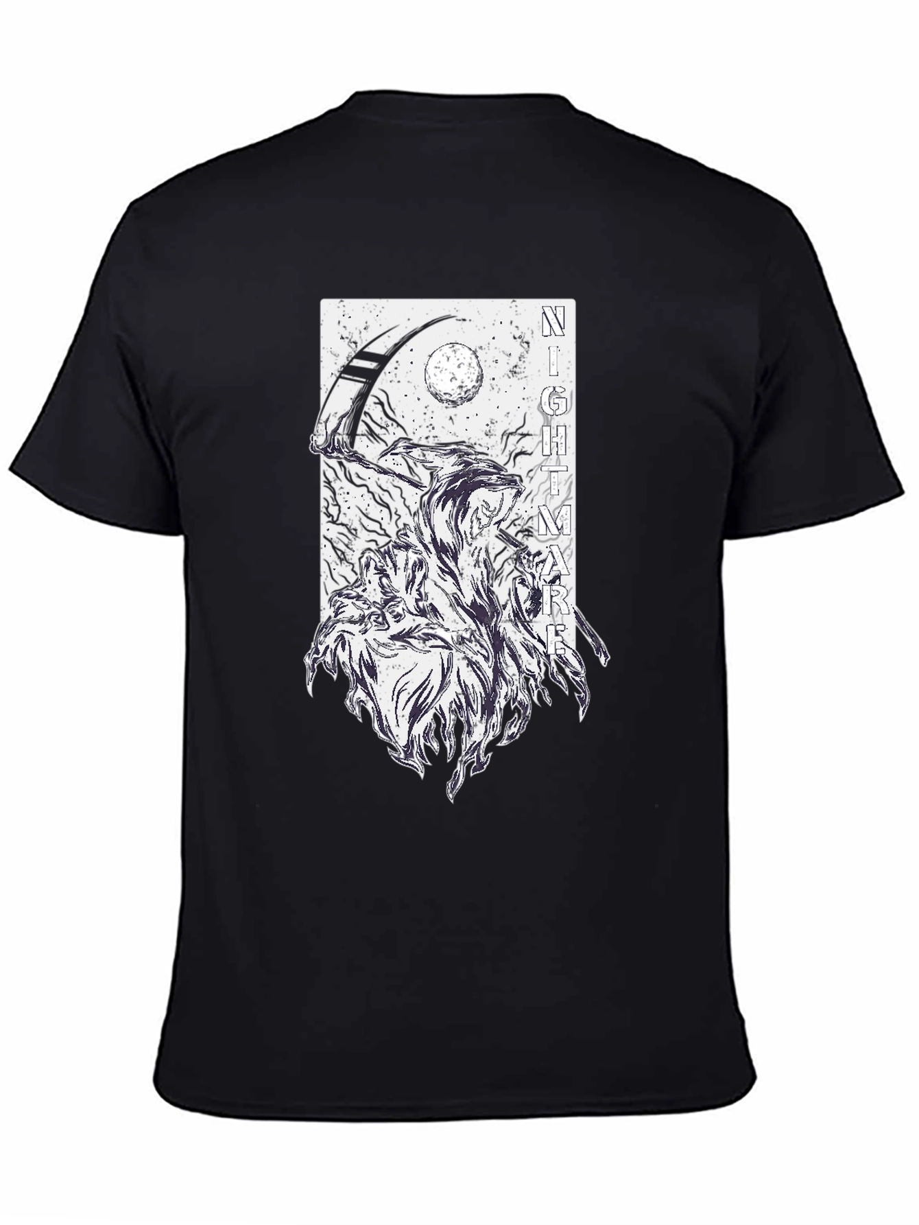 Nightmare Reaper Graphic Tee - Dark Humor