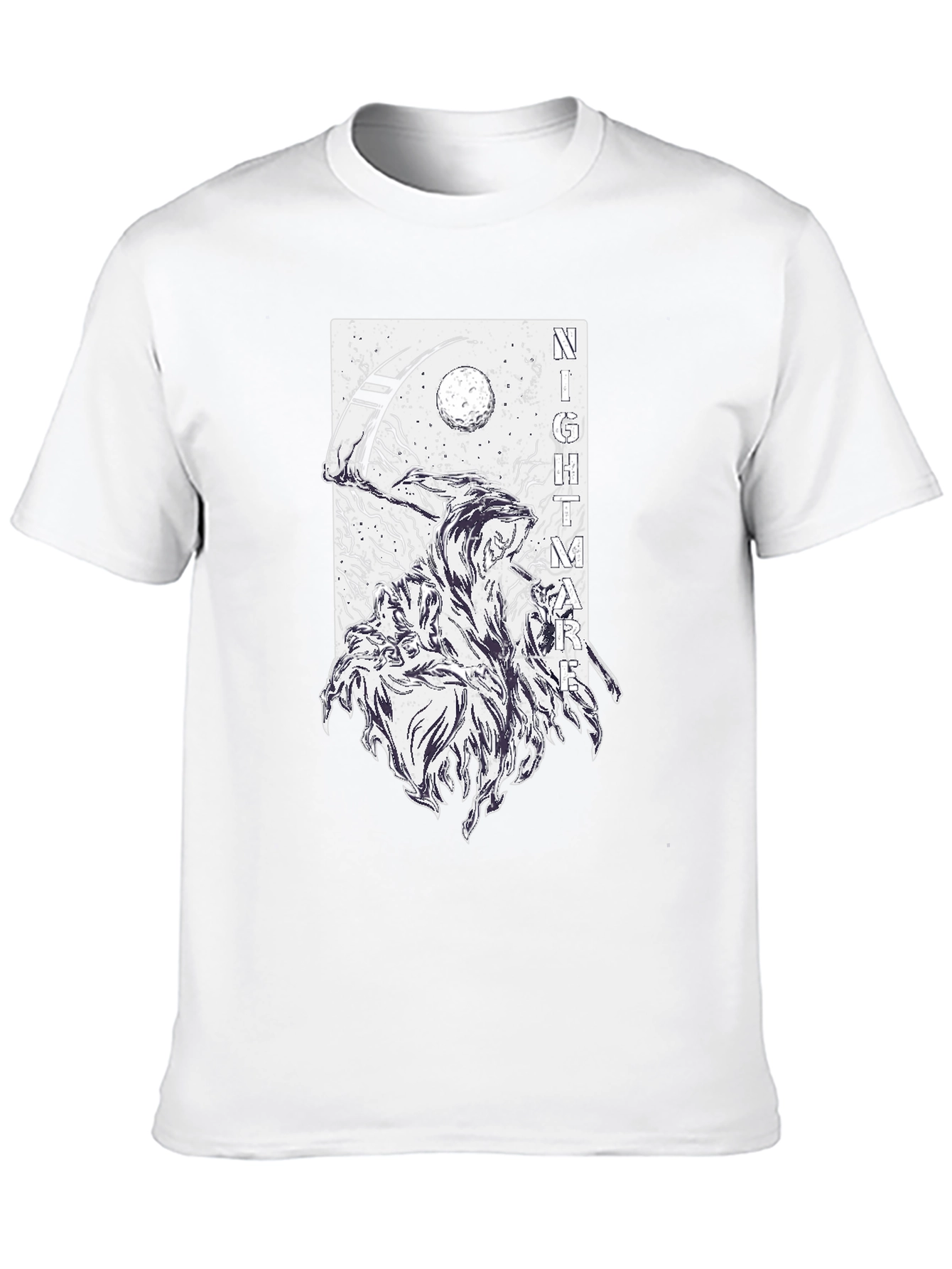 Nightmare Reaper Graphic Tee - Dark Humor