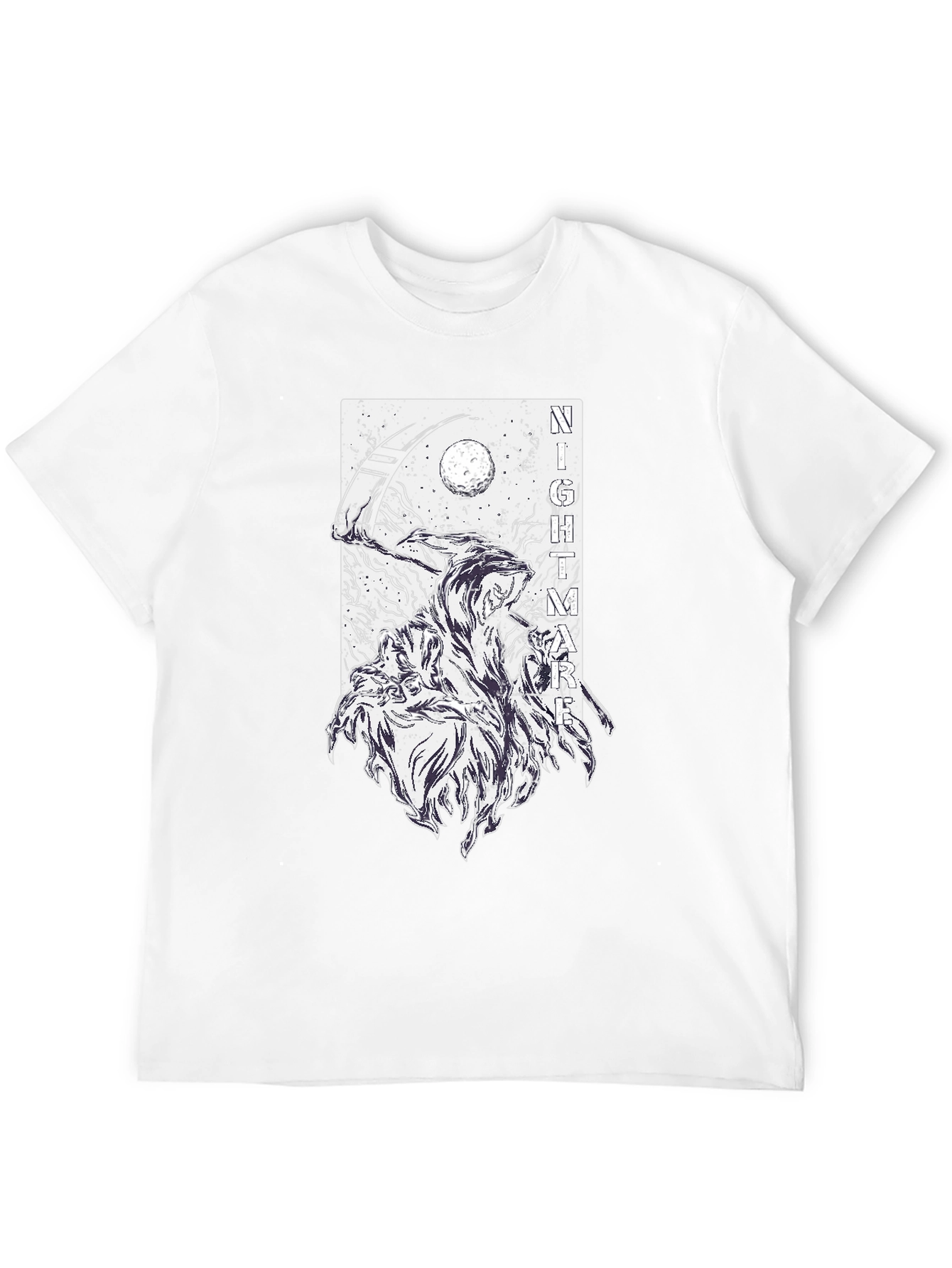 Nightmare Reaper Graphic Tee - Dark Humor