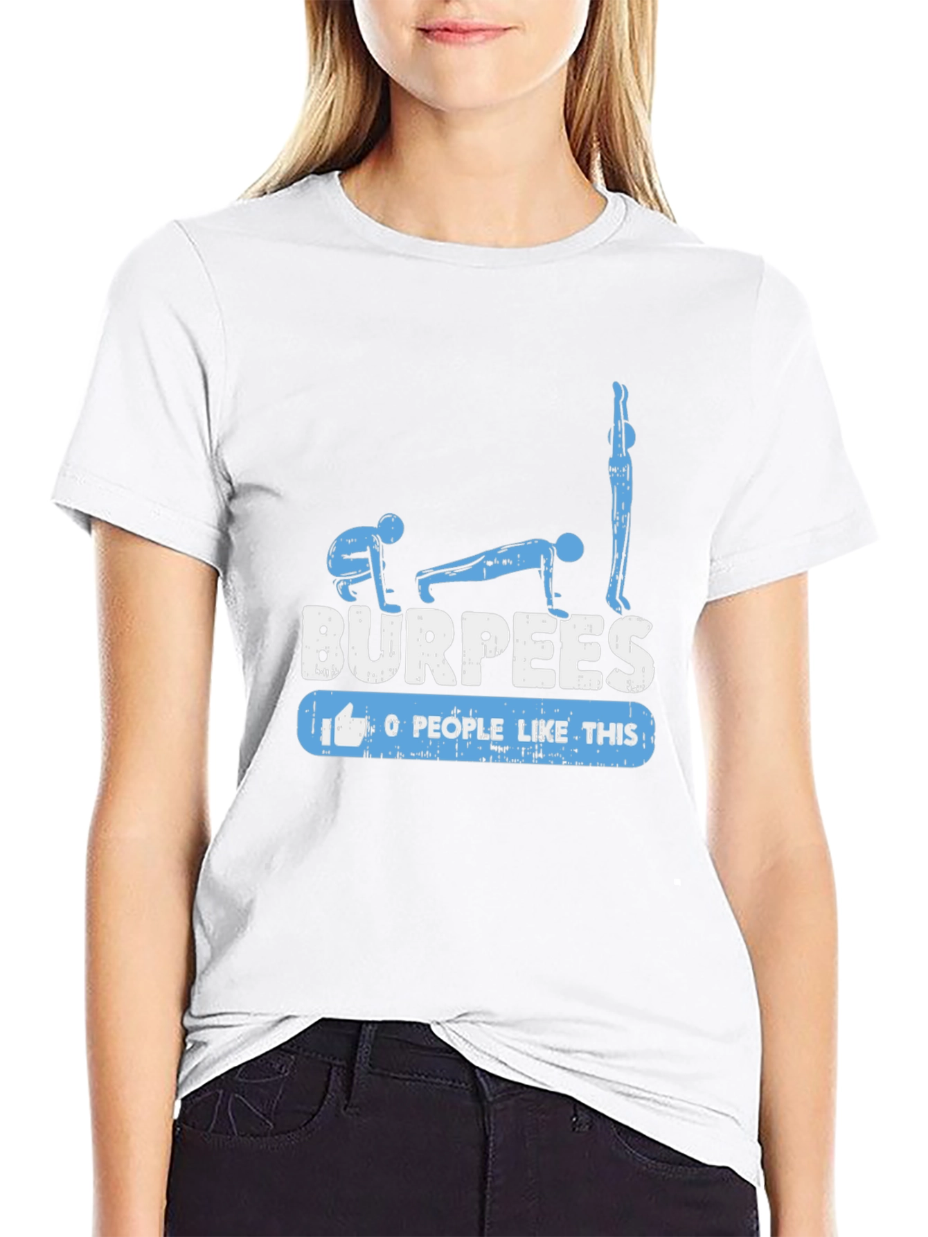 Burpees Fitness Graphic T-Shirt - Black