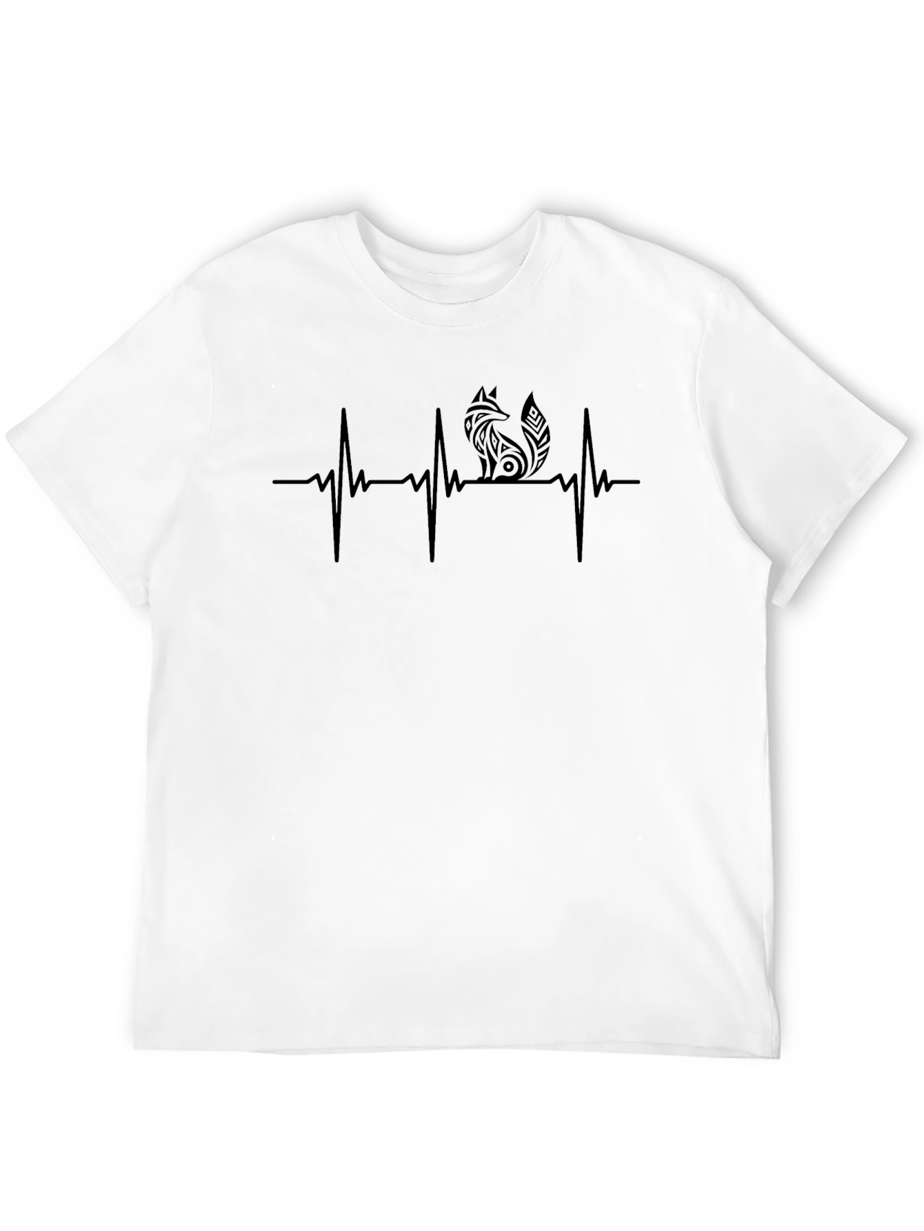 Fox Heartbeat Graphic Tee - Black