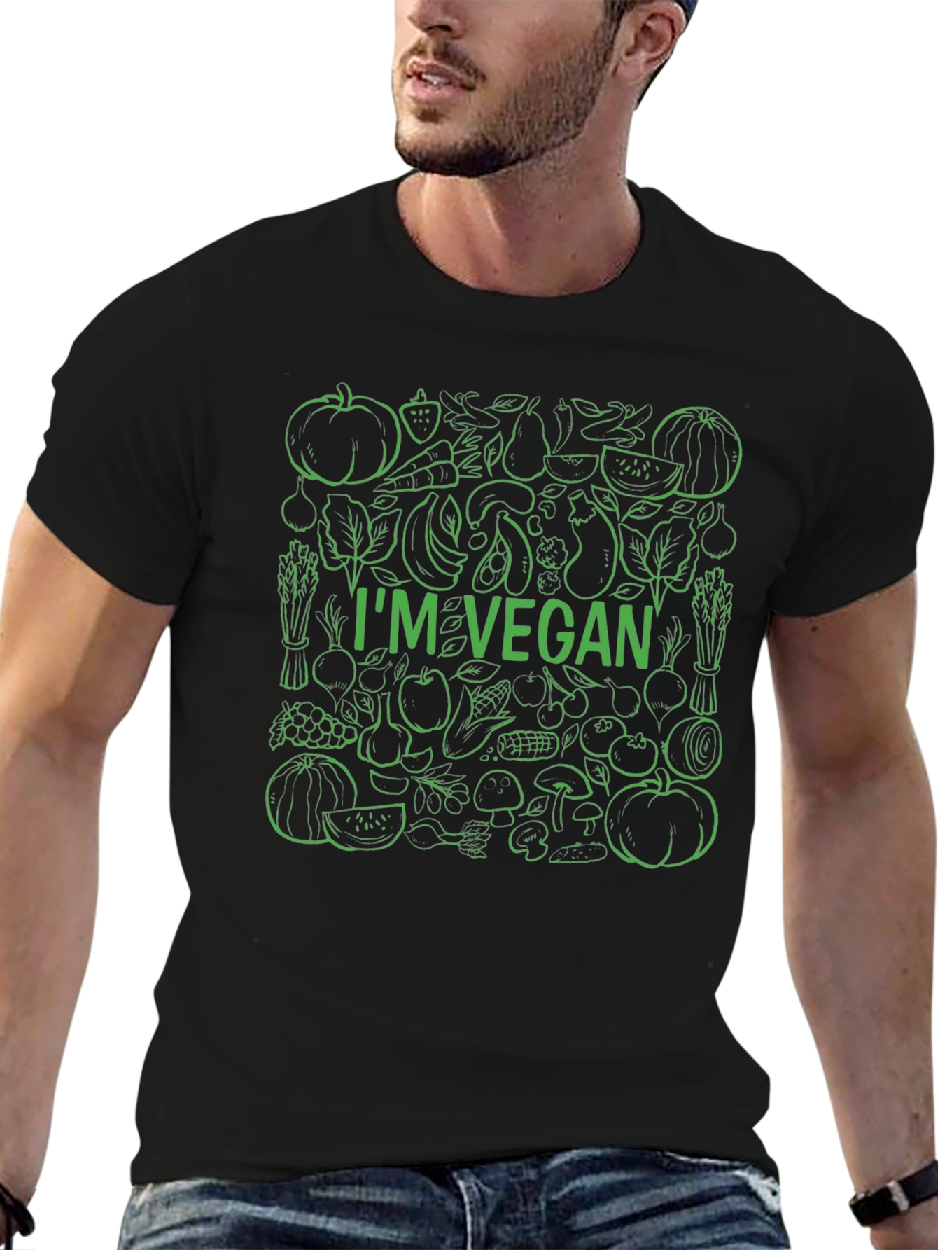 Vegan T-Shirt - Im Vegan Graphic Tee
