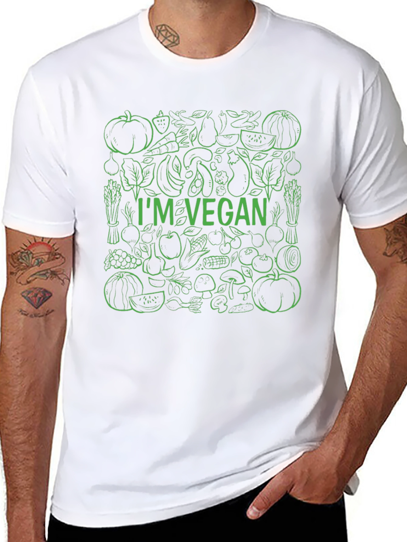 Vegan T-Shirt - Im Vegan Graphic Tee